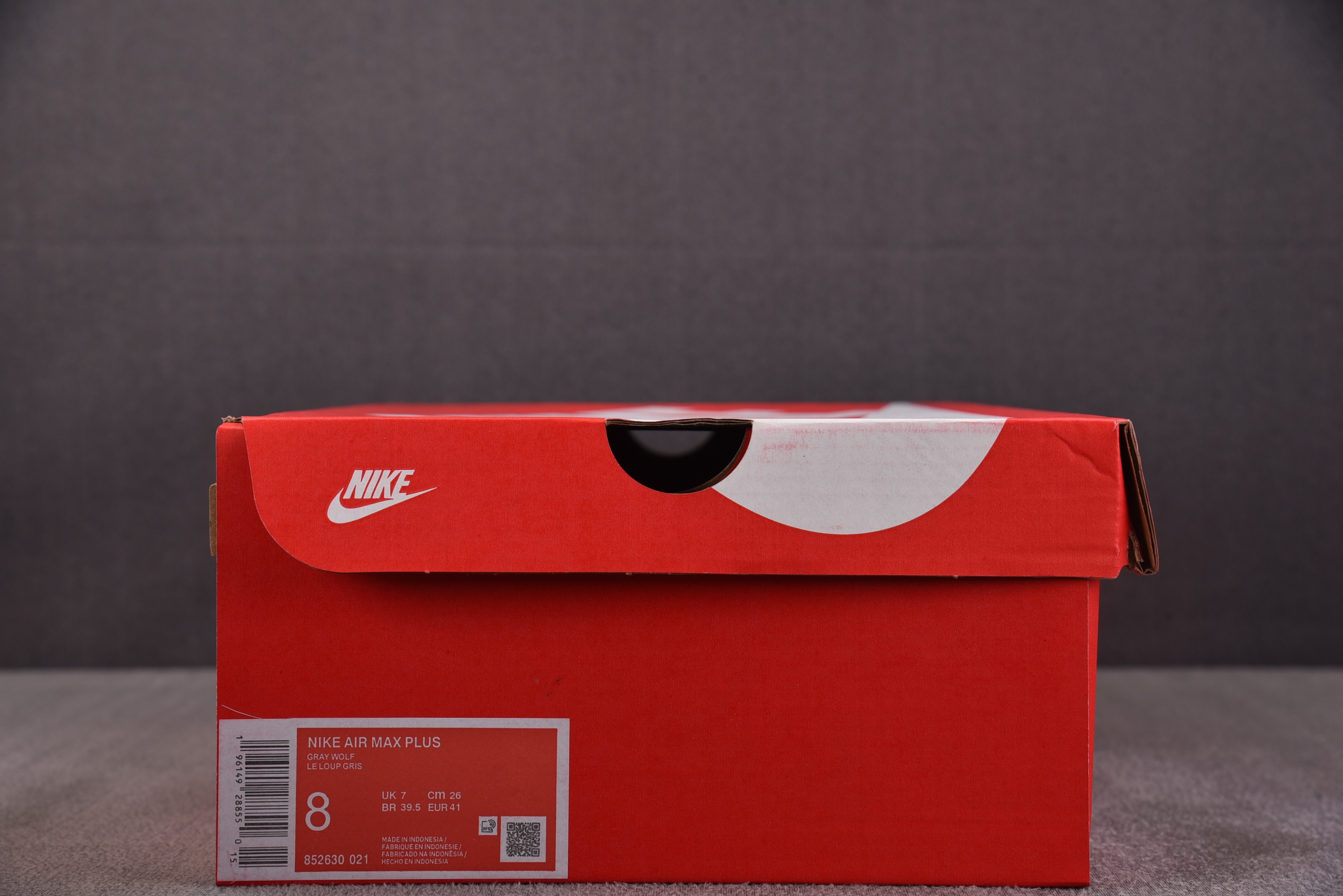 NK Air Max Plus Wolf Grey 灰色 -021 #YZ001-3 40.5-48.5
