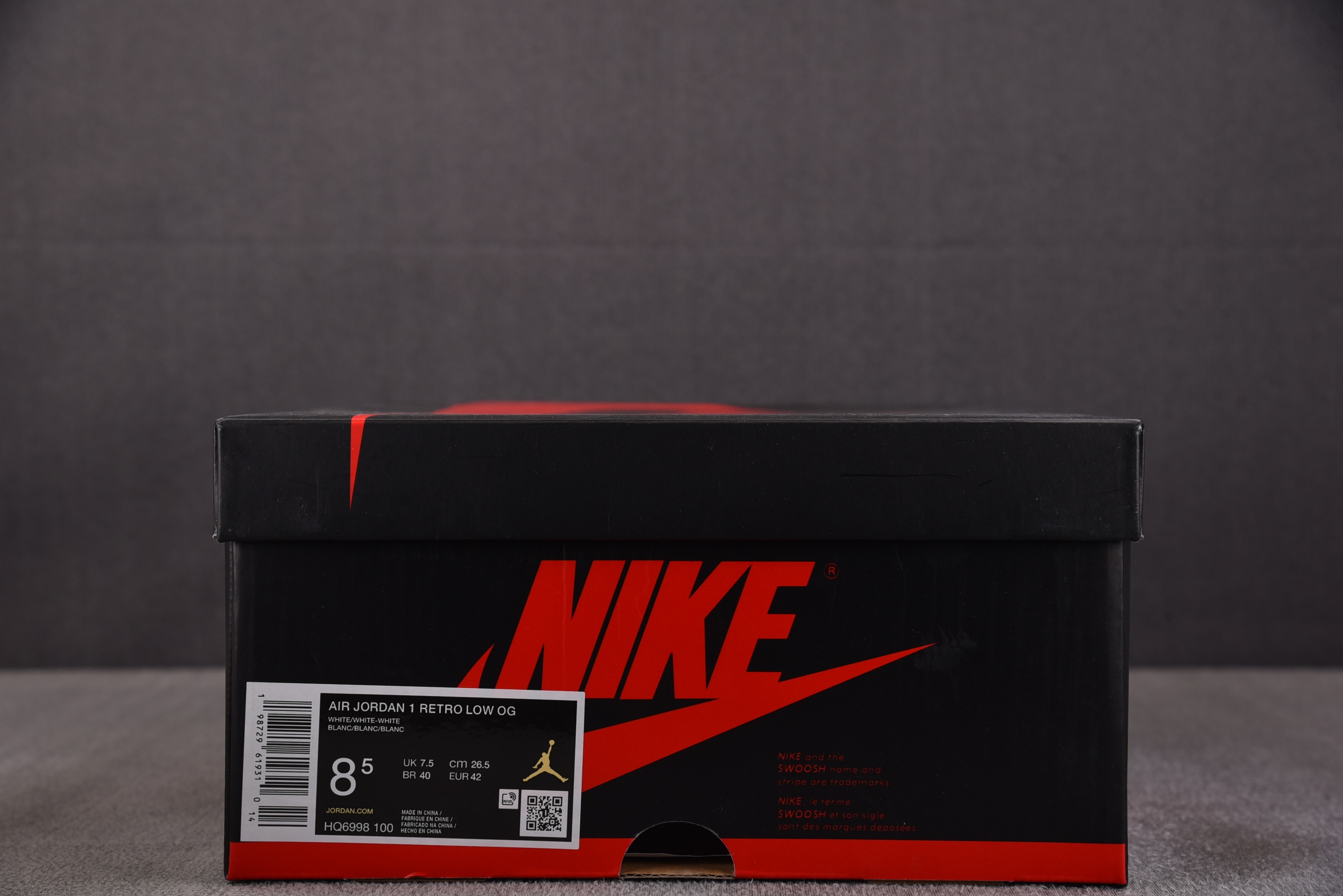 Air Jordan 1 Retro Low OG Sail 白帆 HQ6998-100 #YZ002-12 36-47