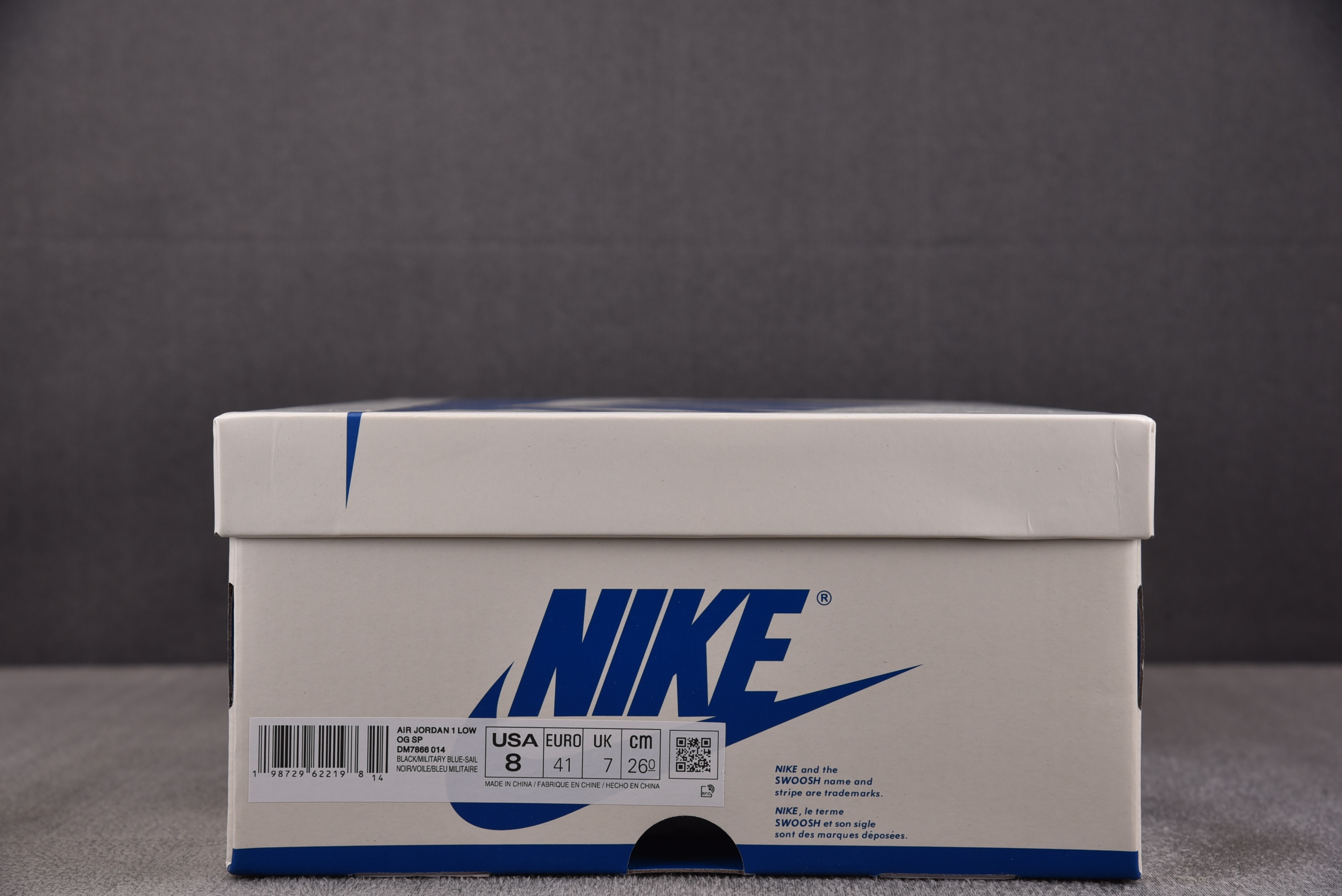 Air Jordan 1 Retro Low OG SP Travis Scott 黑蓝白 DM7866-014 #YZ Air Jordan 1 Retro Low OG SP Travis Scott 黑蓝白 DM7866-014 #YZ