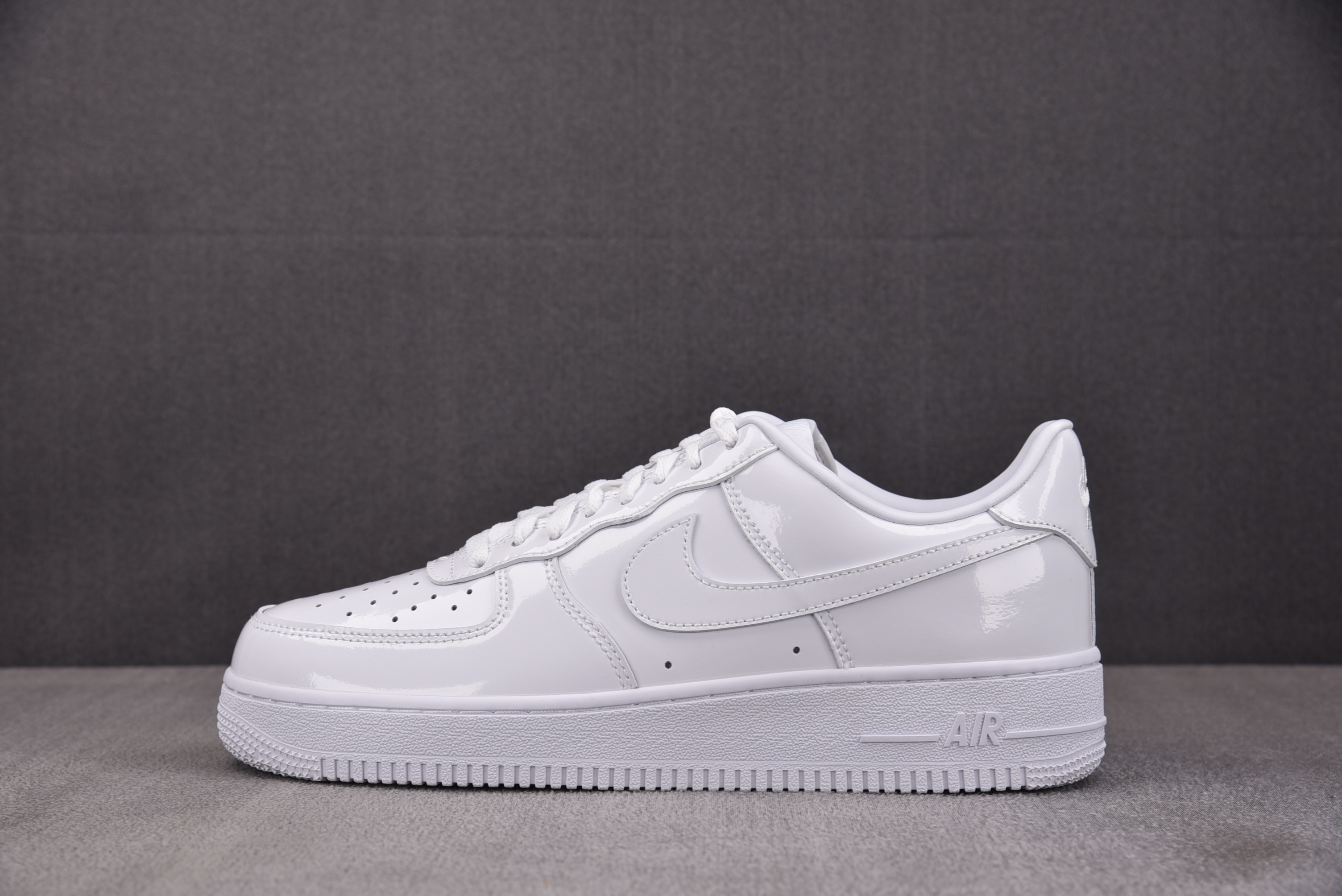 NK Air Force 1 Low '07 Premium White Patent 白漆皮 IV2857-100 #