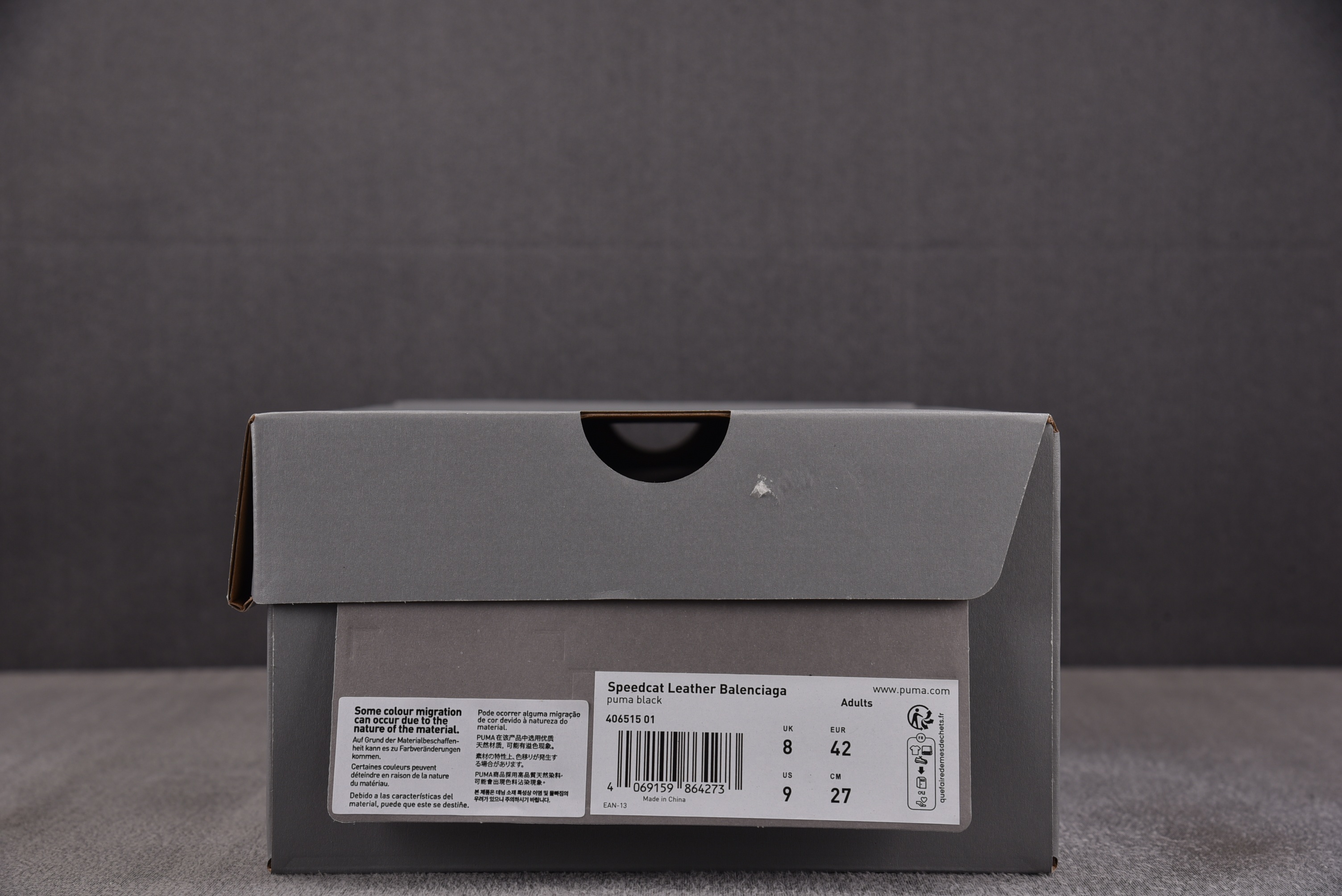 Puma Speedcat Leather Balenciaga 黑白 #YZ009-03 35-46