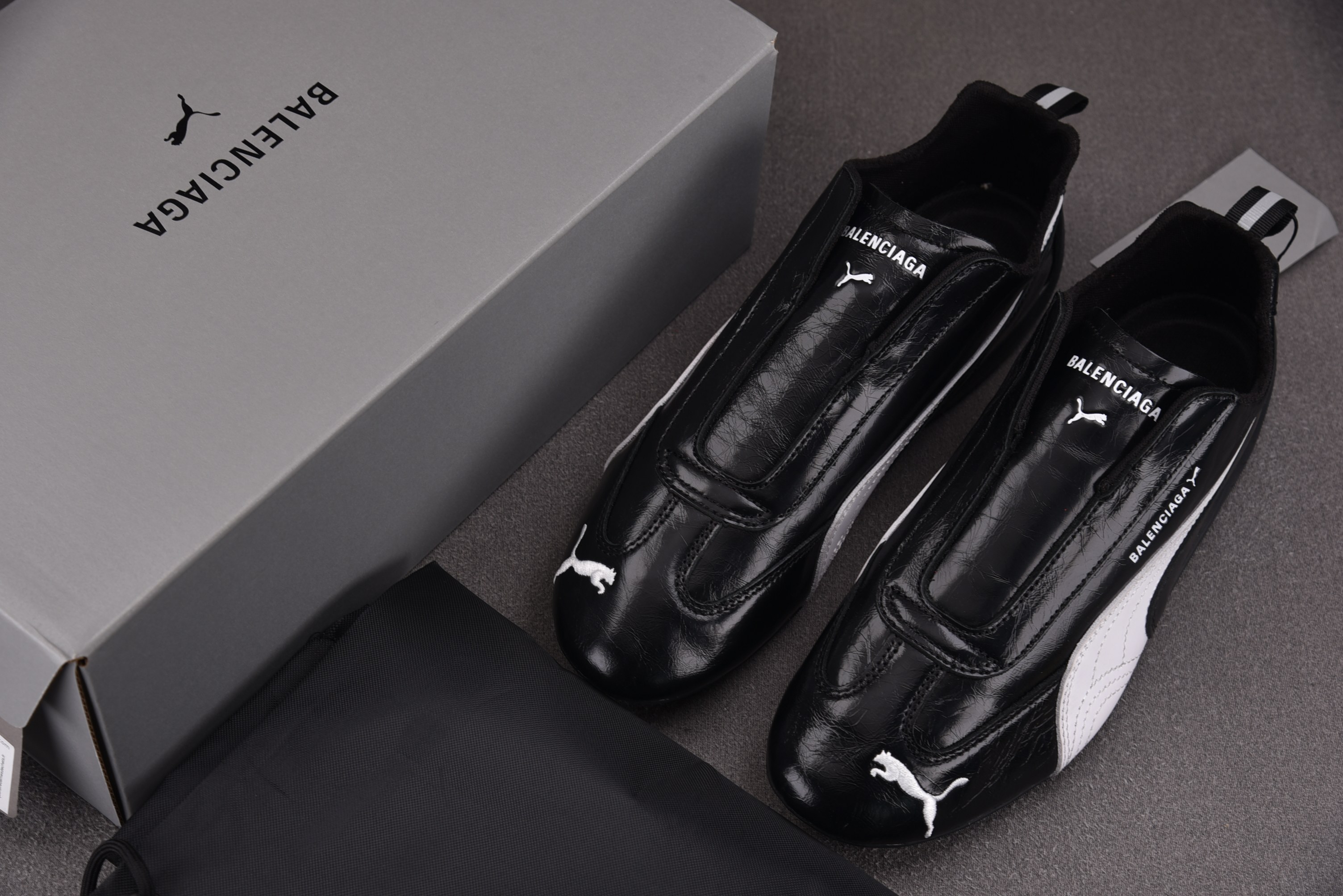 Puma Speedcat Leather Balenciaga 黑白 #YZ009-03 35-46