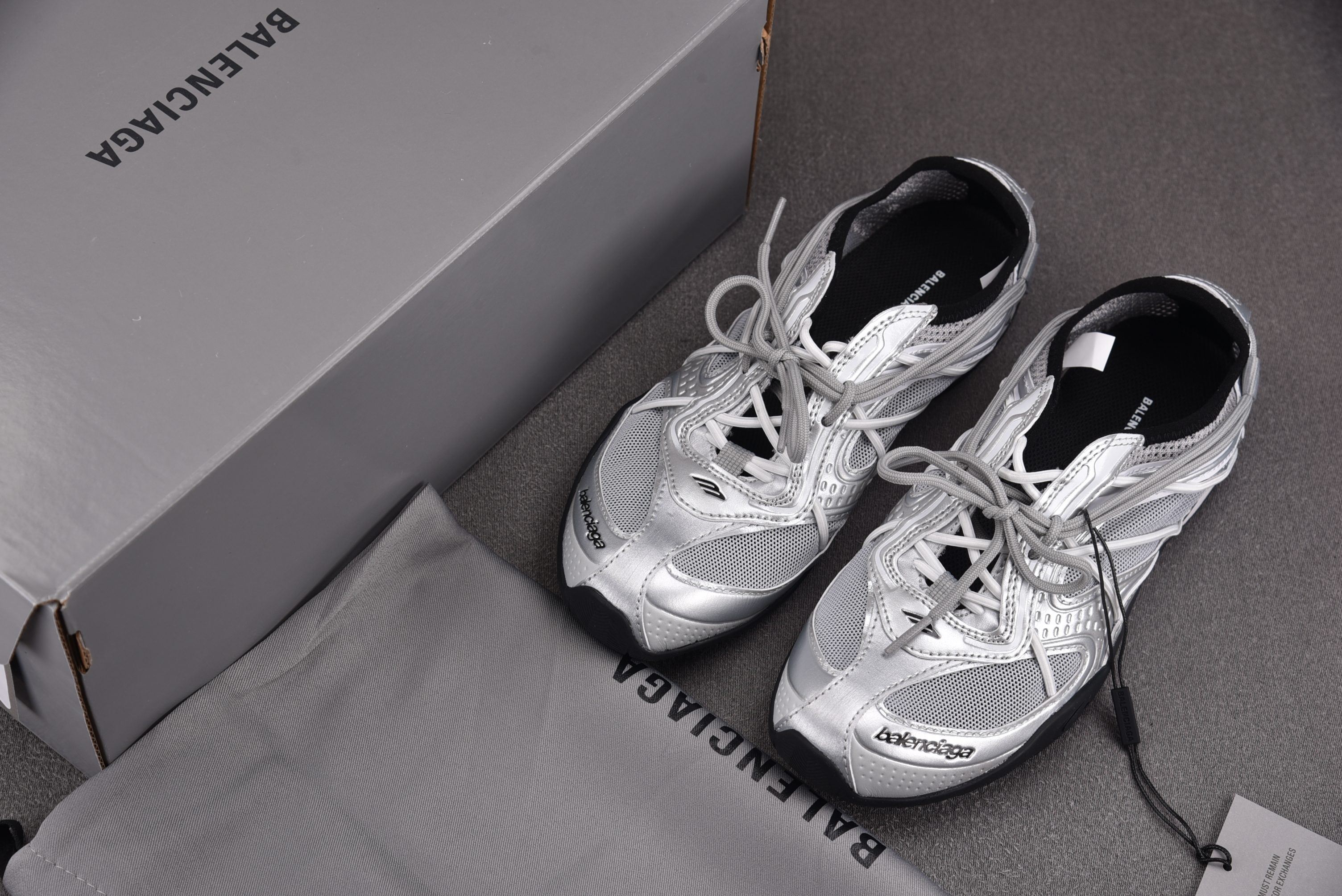 Balenciaga Radar SLIP-ON 灰银 #YZ009-03 35-45