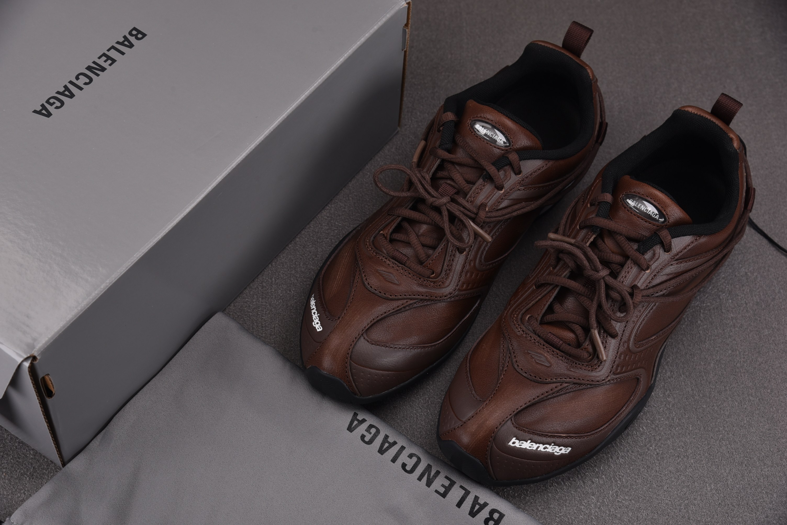 Balenciaga Radar 棕色皮 #YZ009-03 35-46