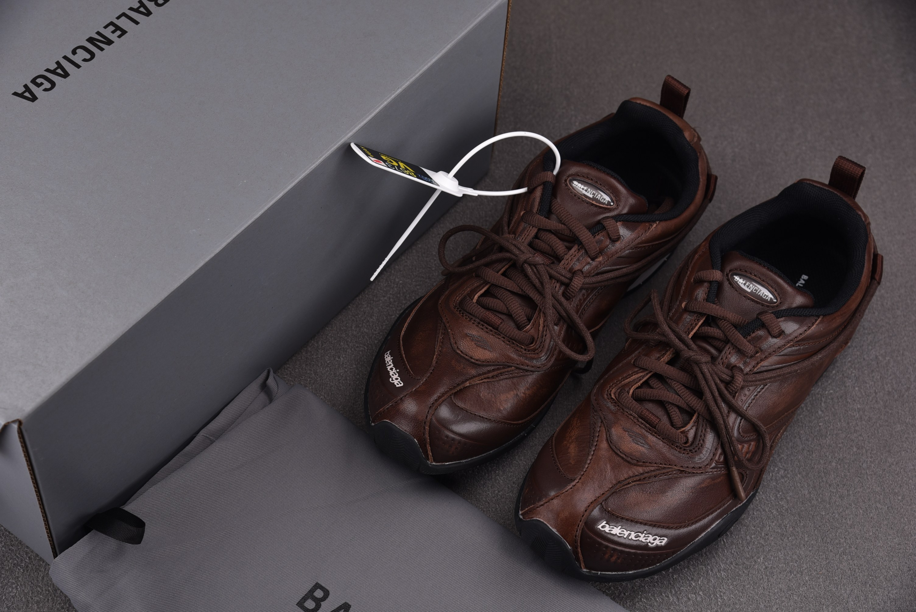 Balenciaga Radar 棕色皮 #YZ018-5 35-46