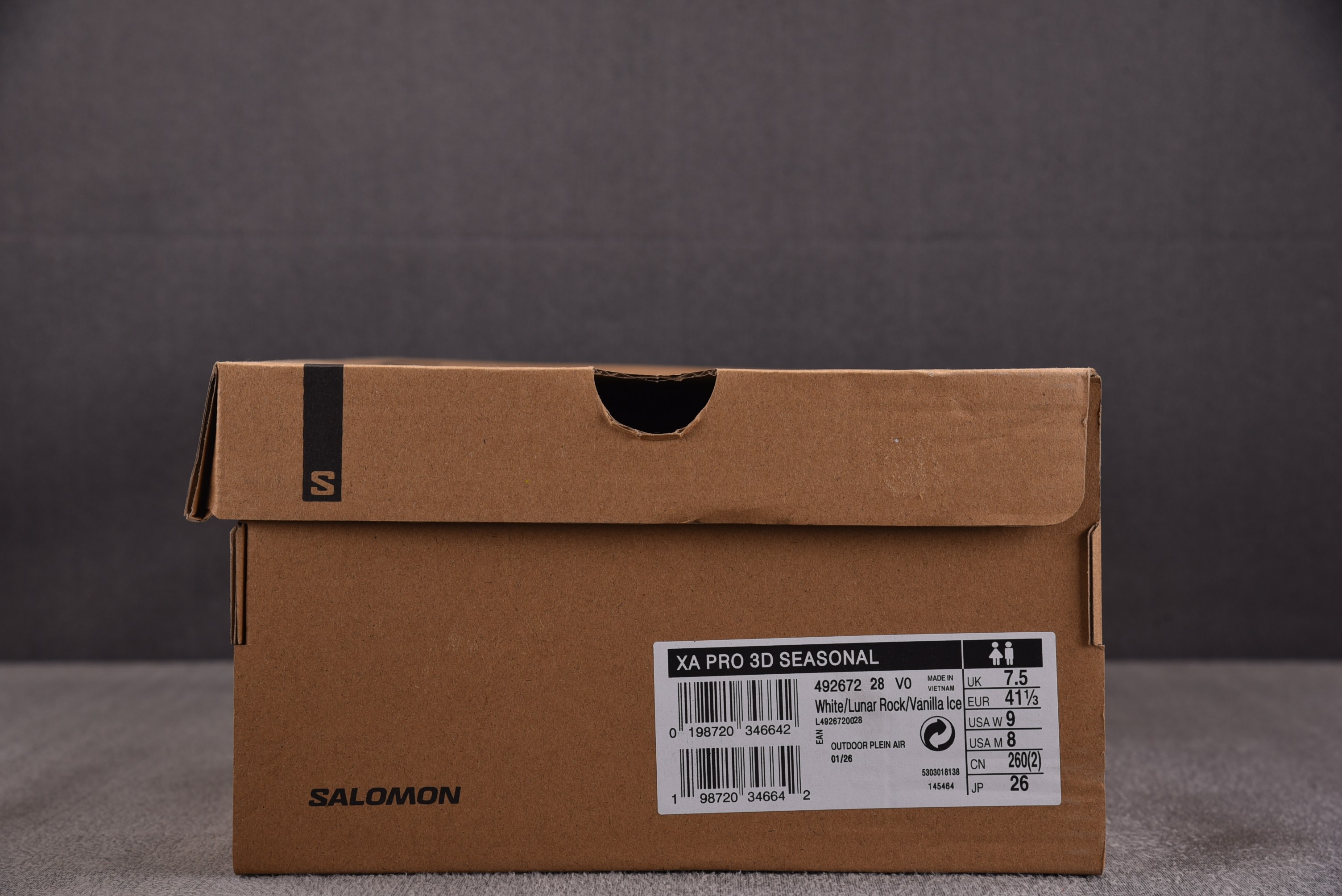 Salomon XA Pro 3D White Grey 白灰  #YZ020 36-46