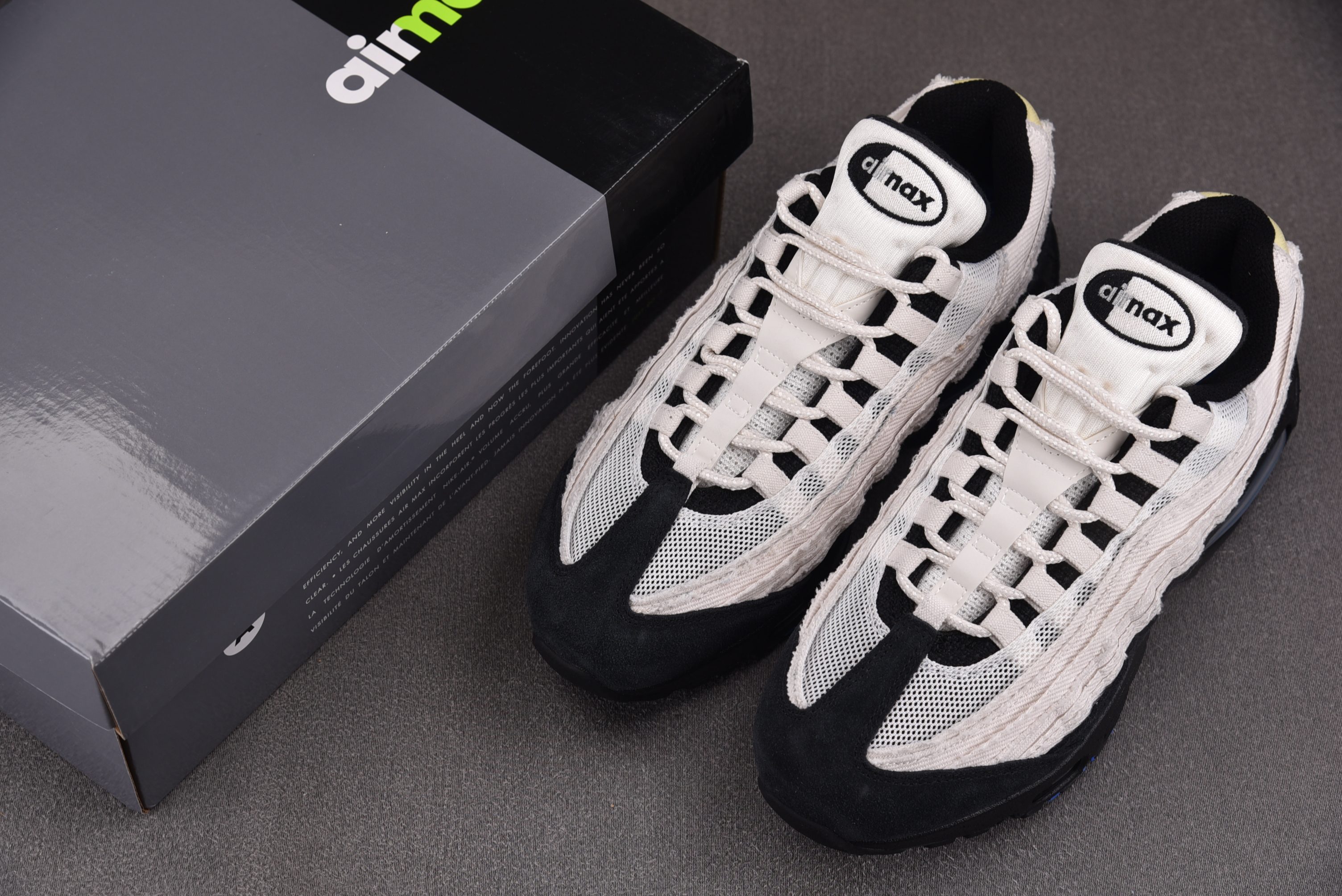 NK Air Max 95 Big Bubble City Pack Paris Atelier 灰黑 IQ0284-0
