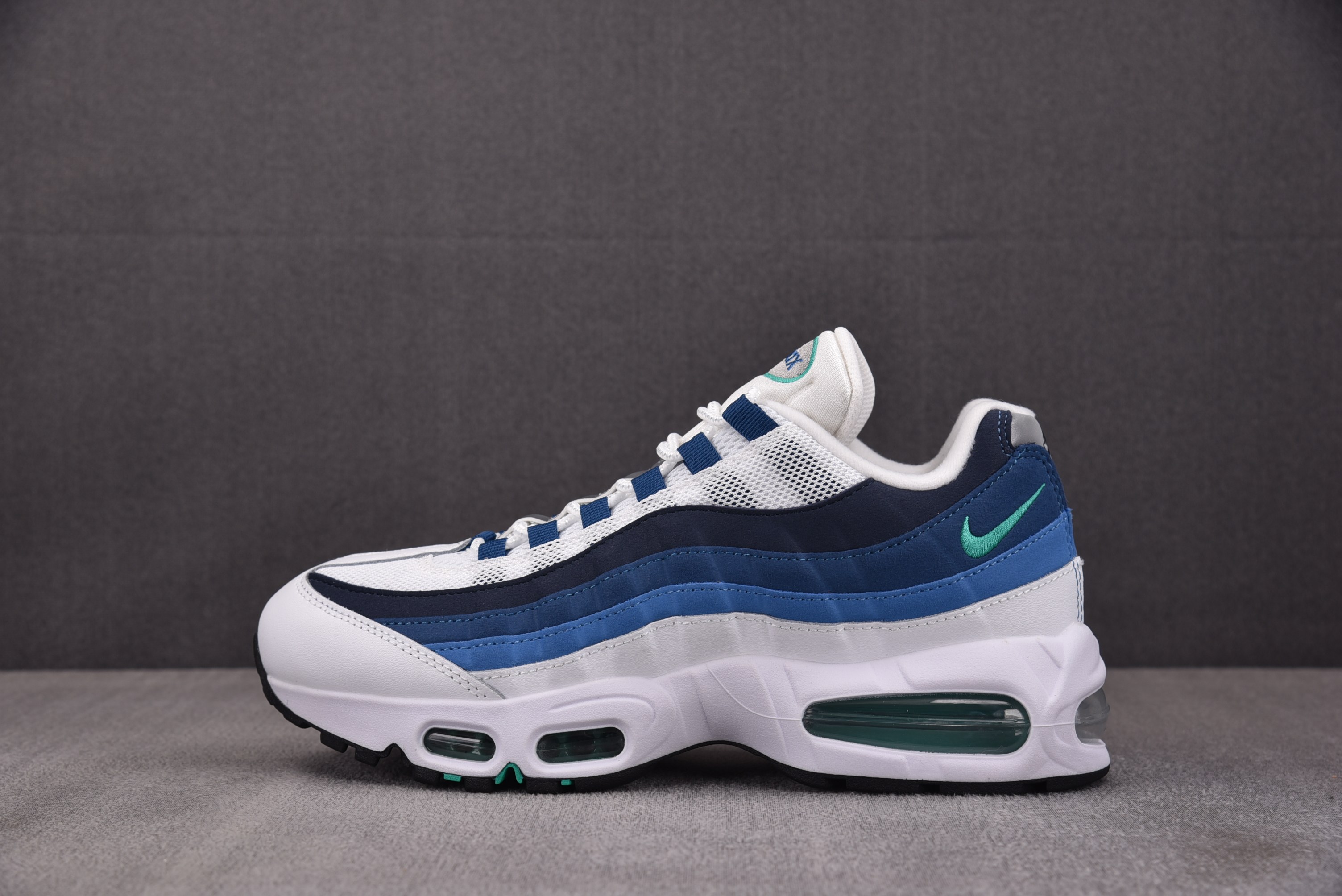 NK Air Max 95 Big Bubble Slate 黑蓝白 IH7855-10 #YZ002-12 40-48