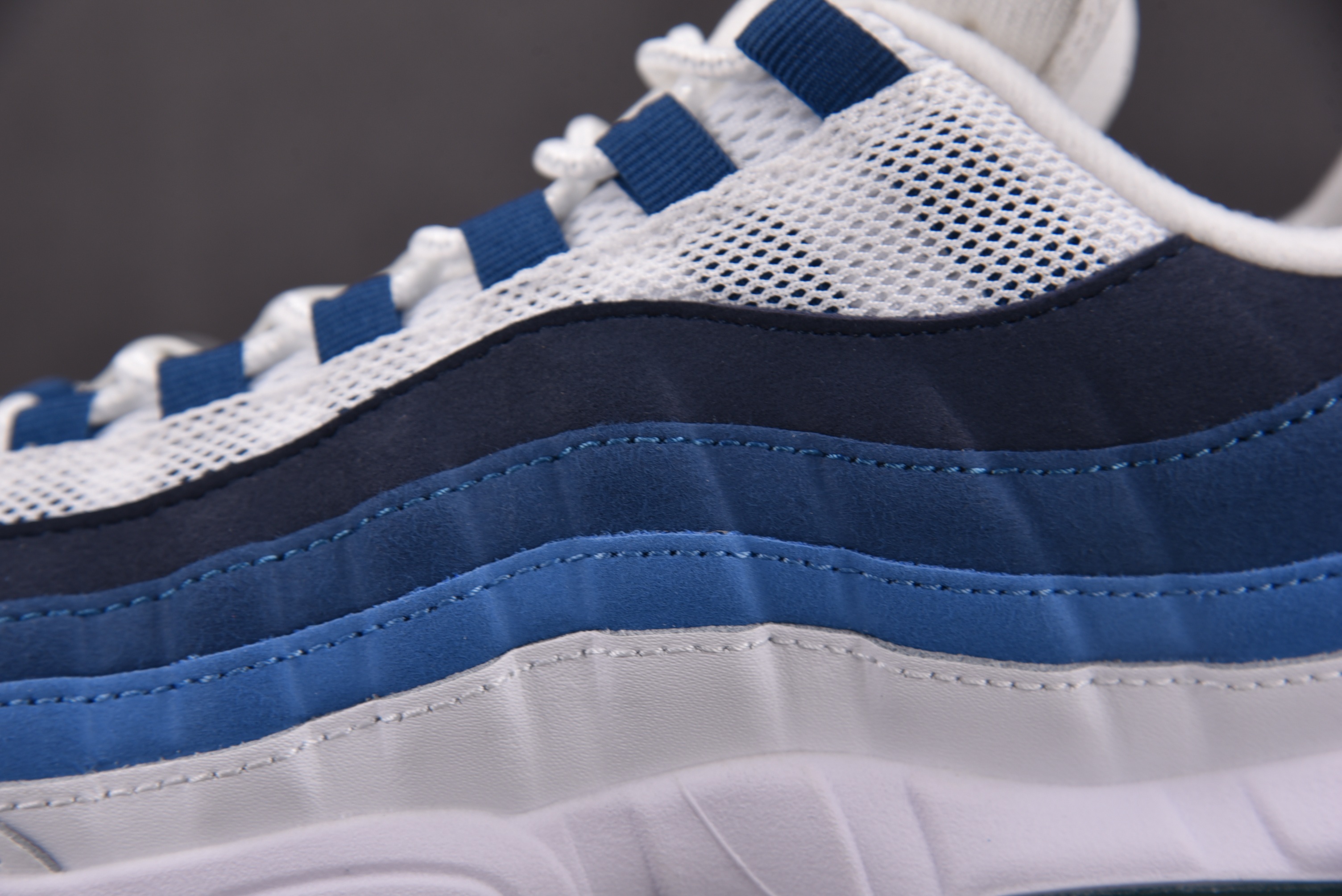 NK Air Max 95 Big Bubble Slate 黑蓝白 IH7855-10 #YZ002-12 40-48
