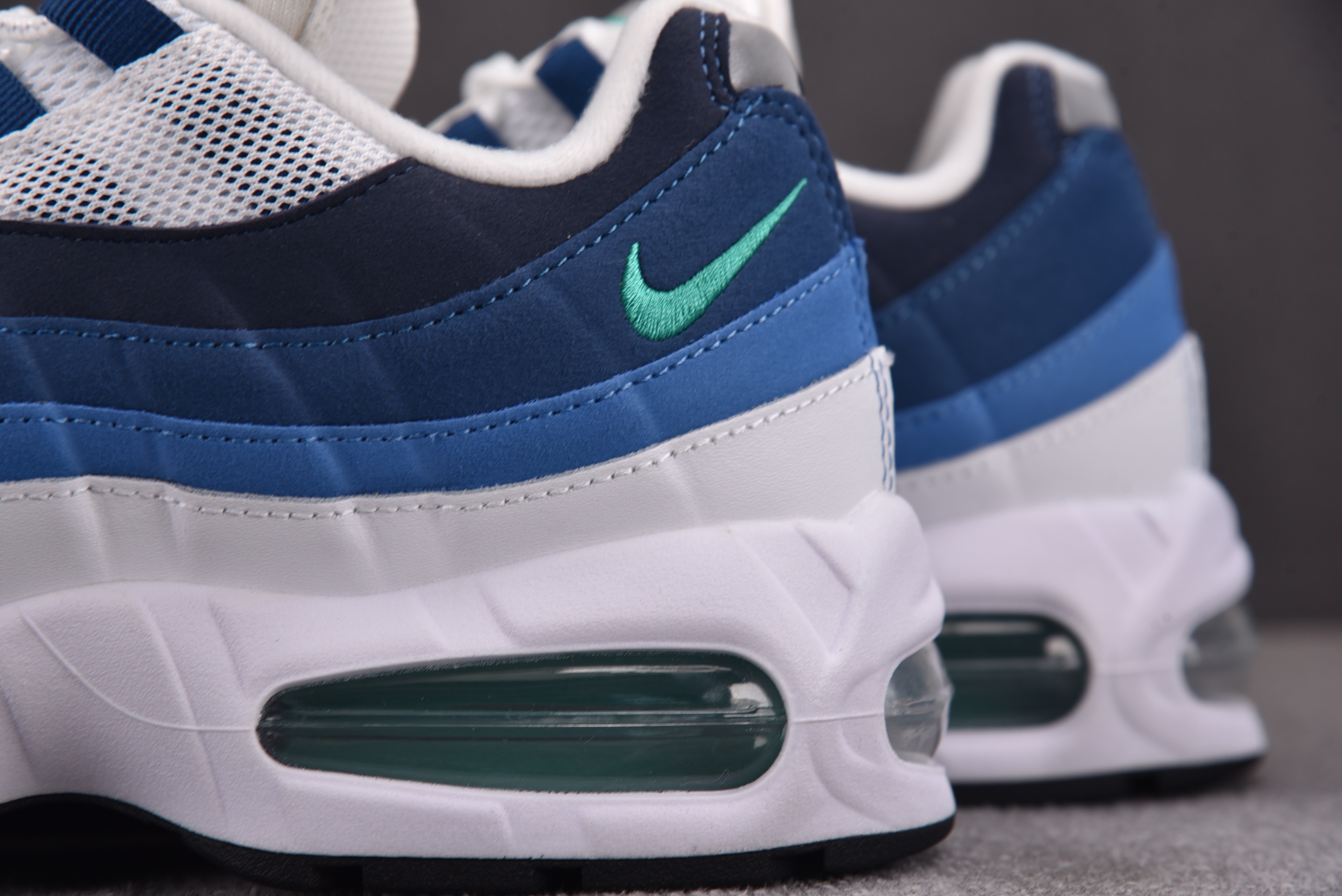 NK Air Max 95 Big Bubble Slate 黑蓝白 IH7855-10 #YZ002-12 40-48