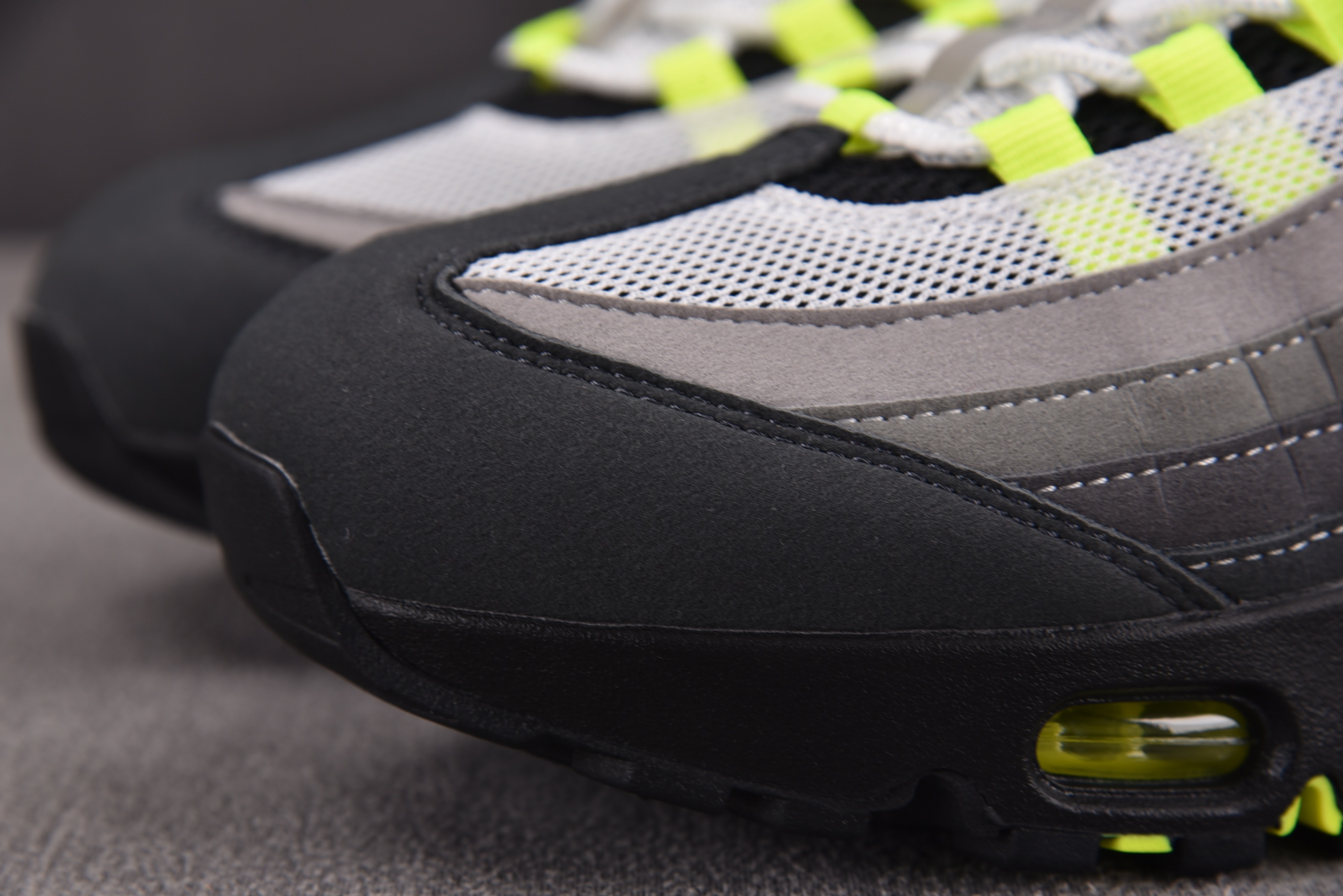 NK Air Max 95 OG Big Bubble Neon 绿灰 HM4740-001 #YZ002-12 40-
