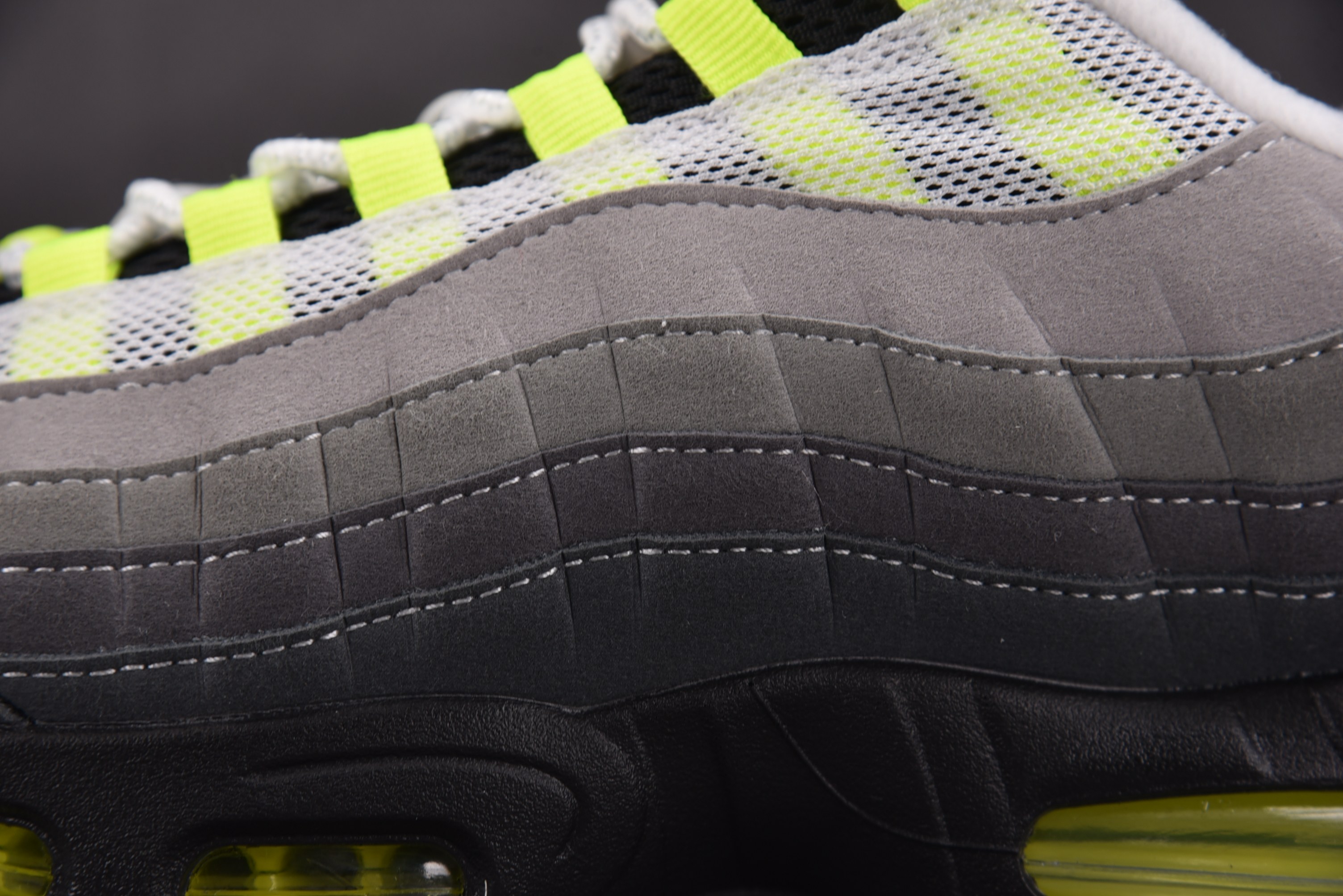 NK Air Max 95 OG Big Bubble Neon 绿灰 HM4740-001 #YZ002-12 40-
