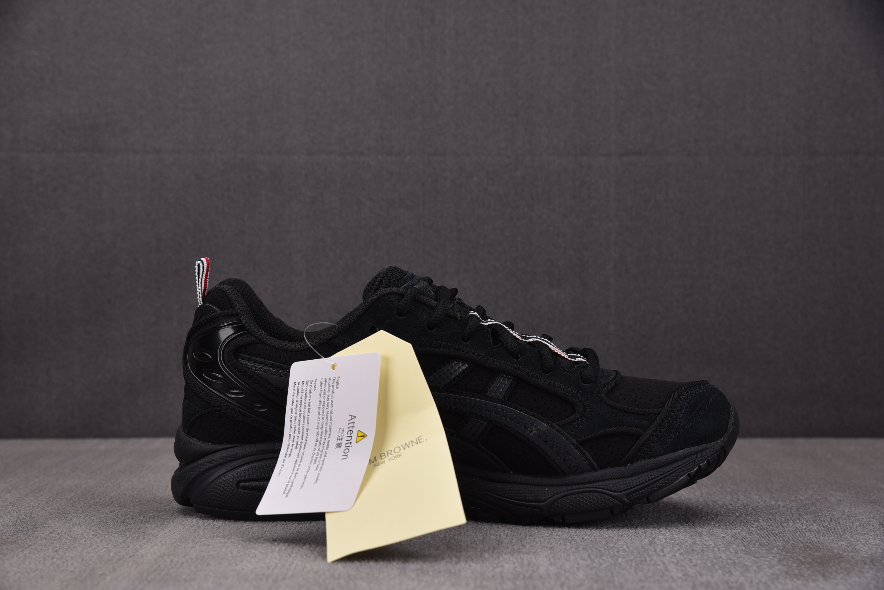 ASICS Gel-Kayano 14 Thom Browne Black 全黑 1203B110-001 #YZ002 ASICS Gel-Kayano 14 Thom Browne Black 全黑 1203B110-001 #YZ002