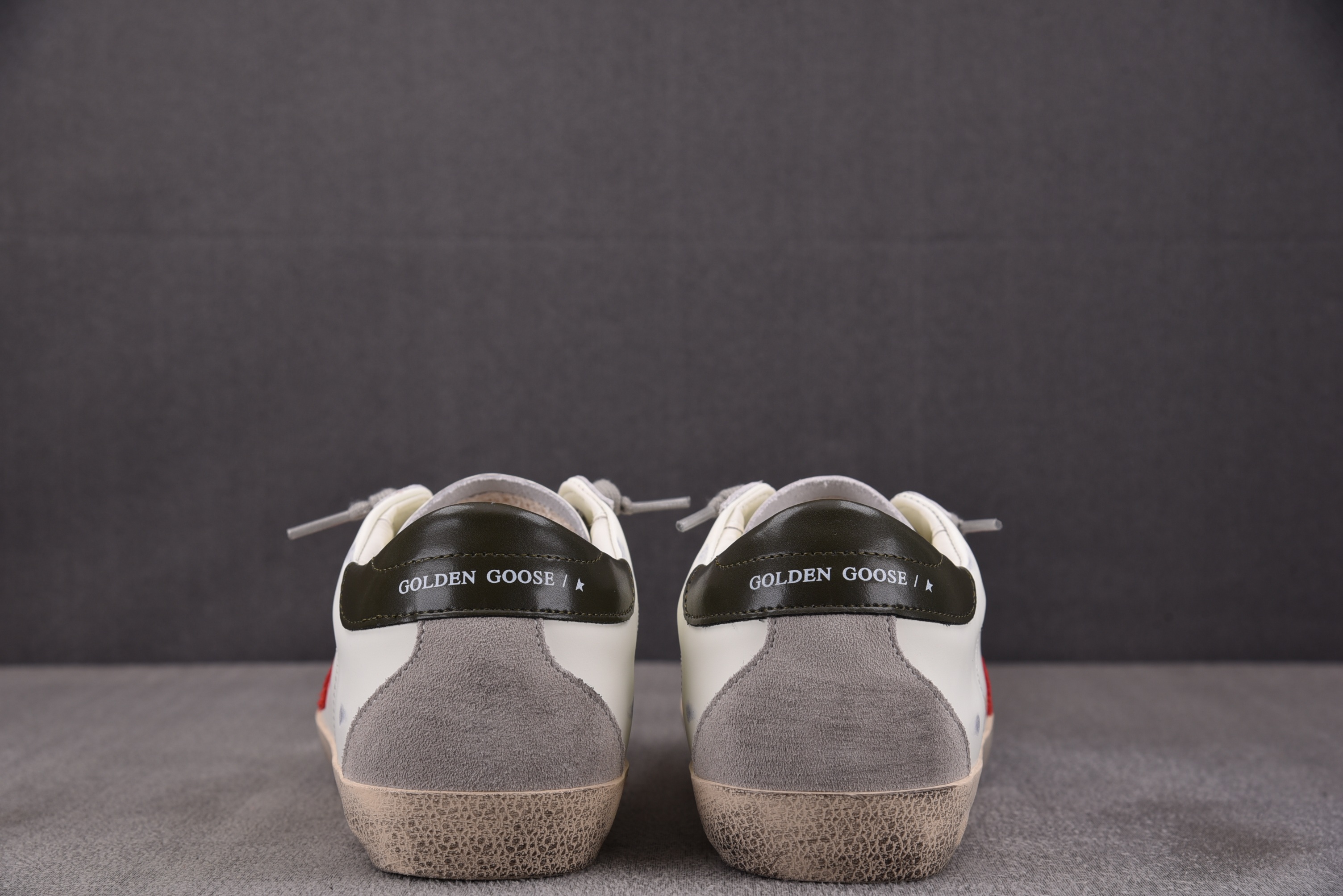 Golden Goose Ball Star 白红 #YZ022-1 36-46