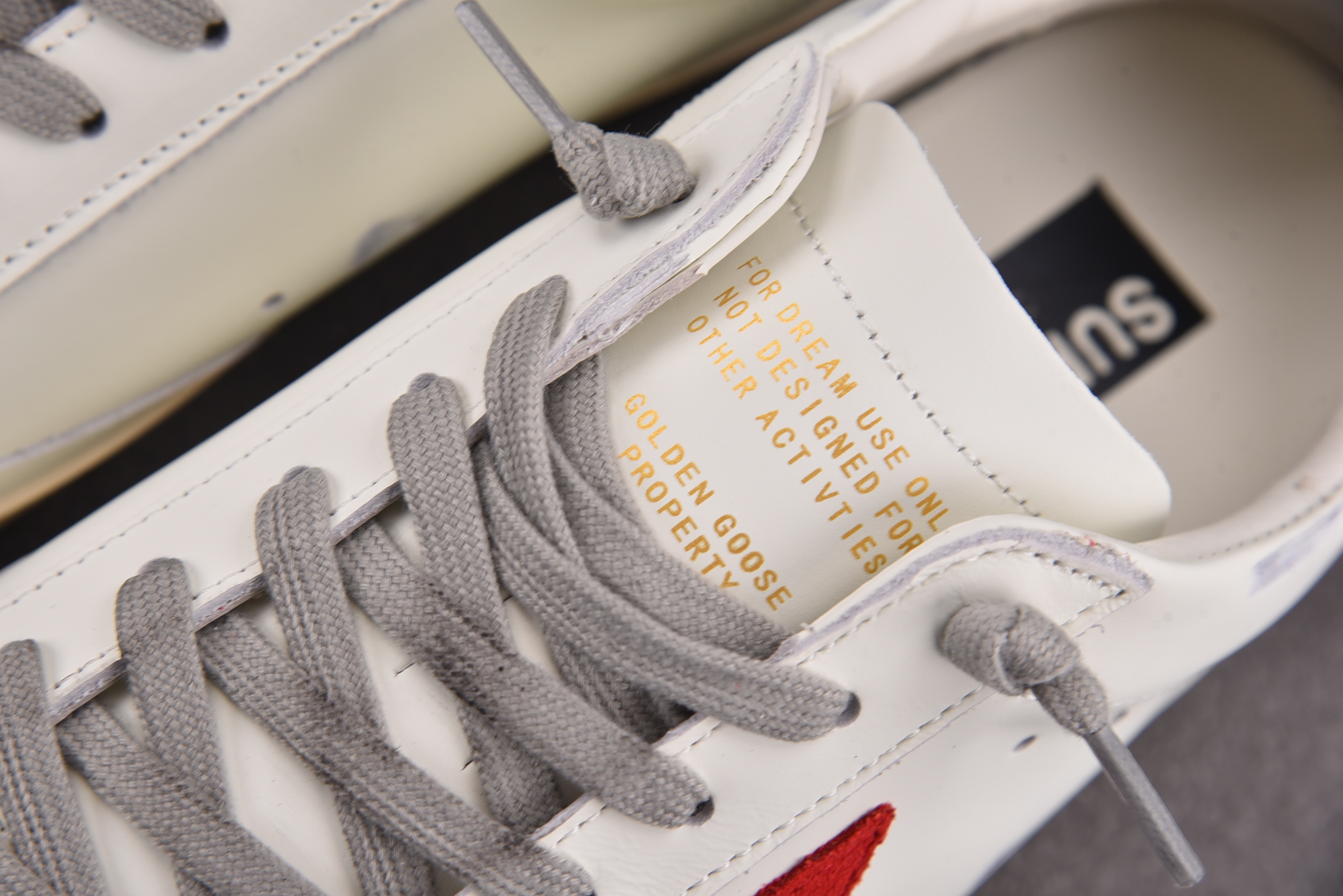 Golden Goose Ball Star 白红 #YZ022-1 36-46