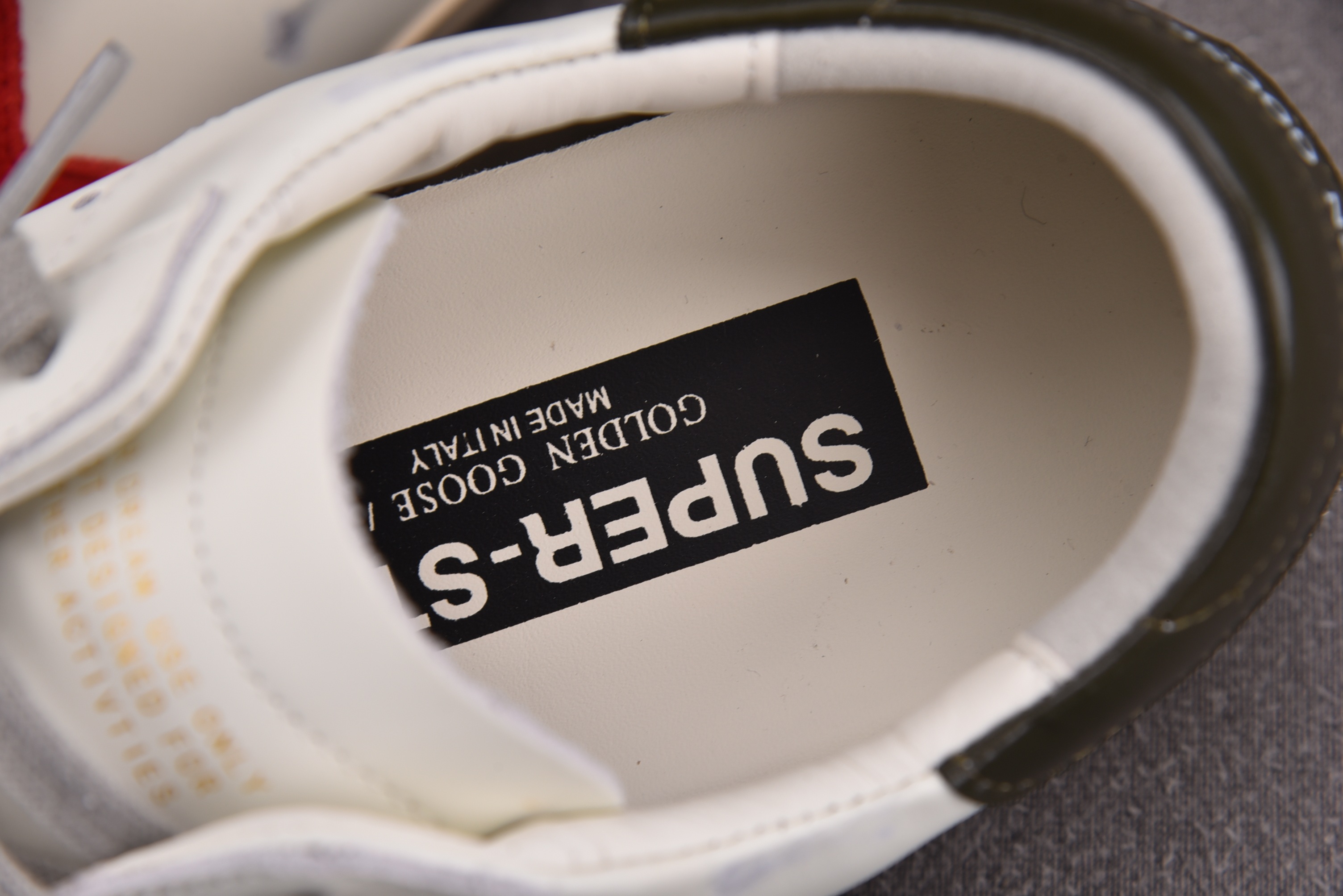 Golden Goose Ball Star 白红 #YZ022-1 36-46