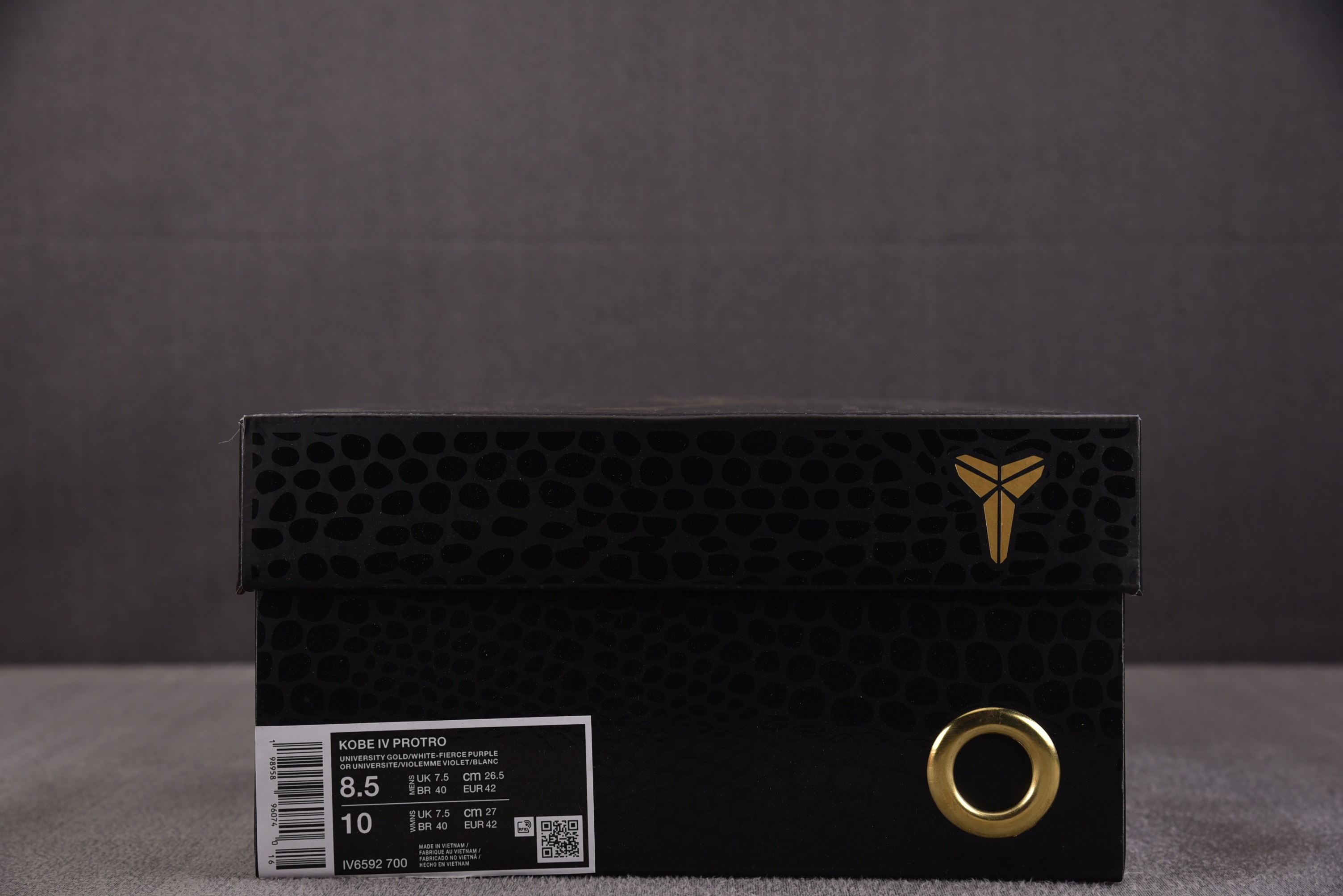 NK Kobe 4 Protro Draft Day Lakers 湖人 黄紫 IV6592-700 #YZ001 40