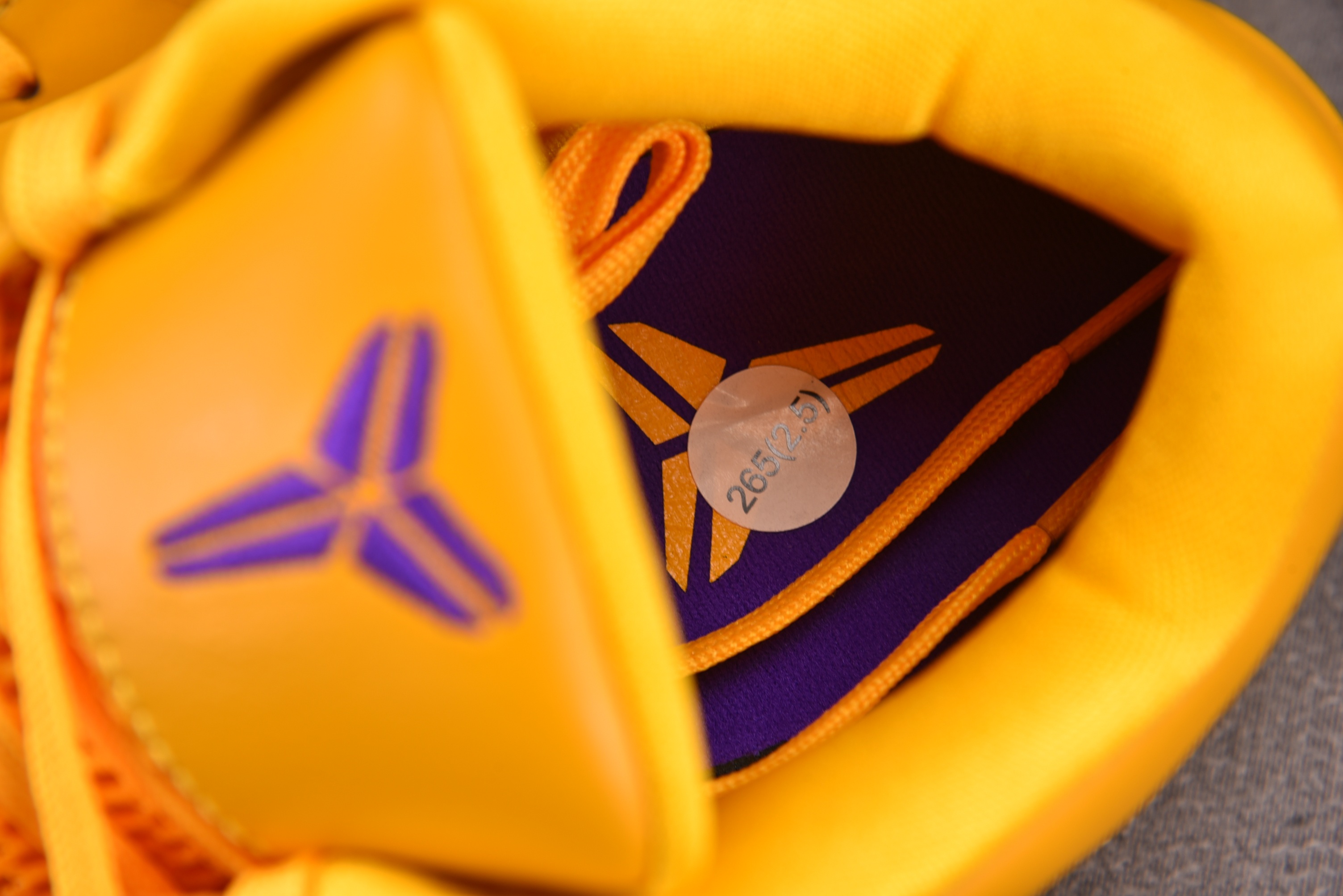 NK Kobe 4 Protro Draft Day Lakers 湖人 黄紫 IV6592-700 #YZ001 40