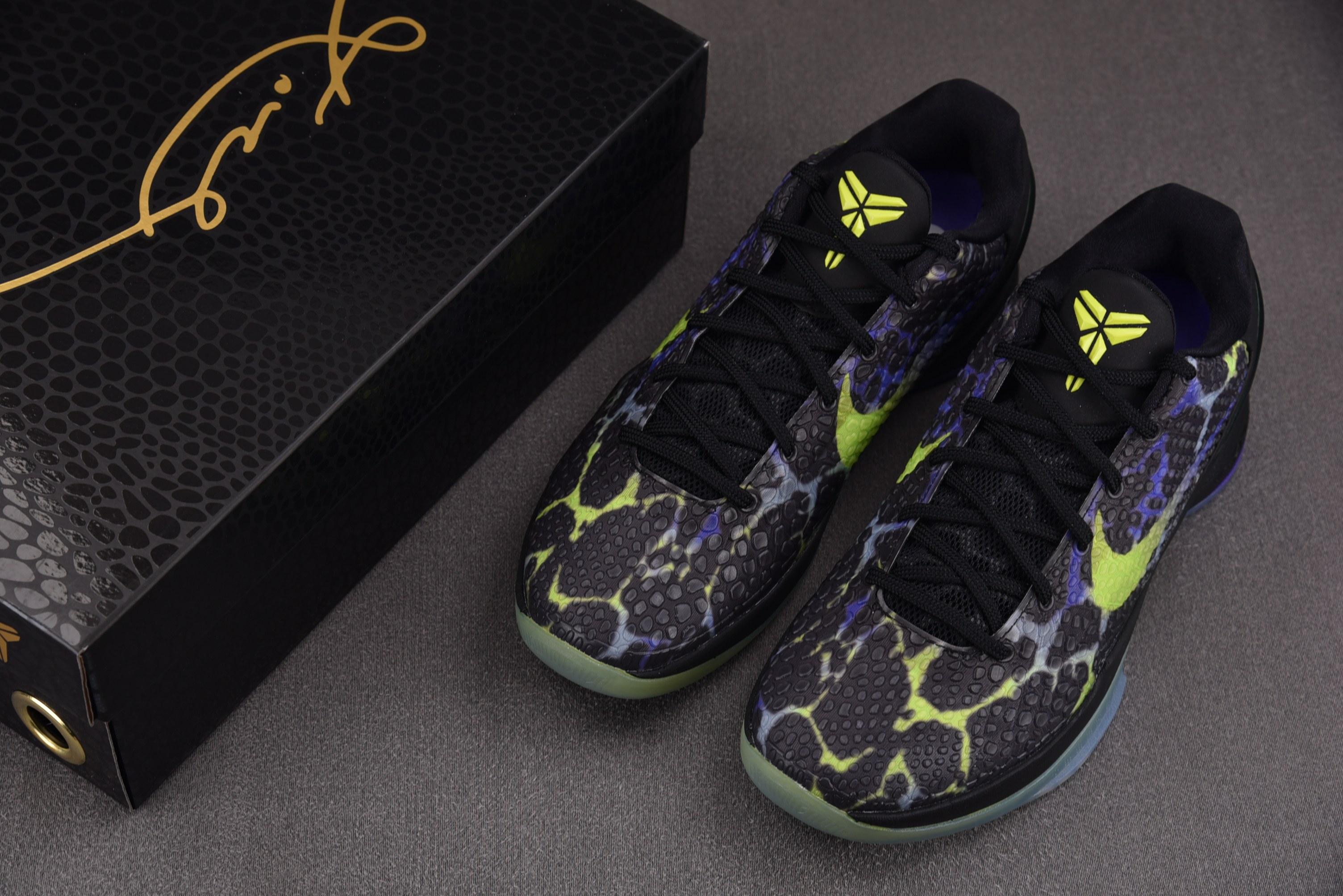 NK Kobe 6 Protro Coals 煤灰绿 IO6261-001 #YZ001 40-48.5