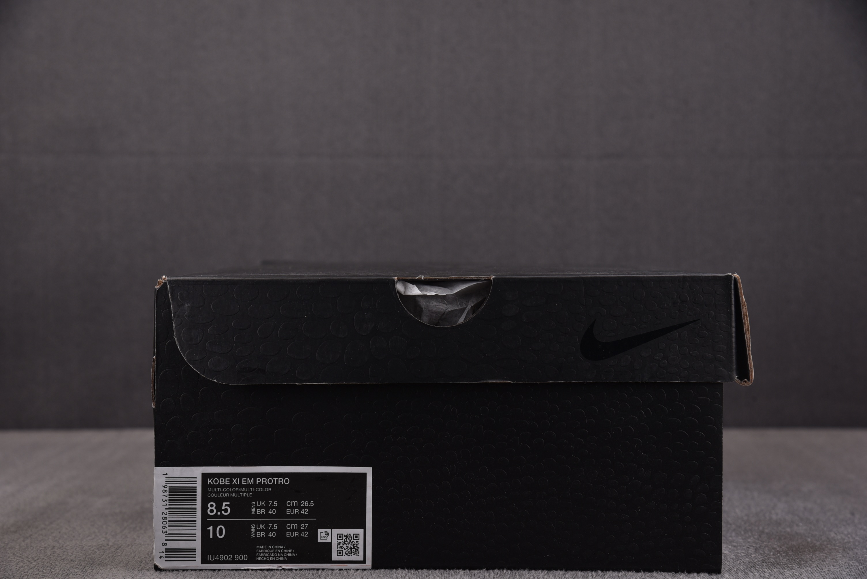 NK Kobe 11 Protro Mamba Day 黑色金字 IU4902-900 #YZ001 40-48.5