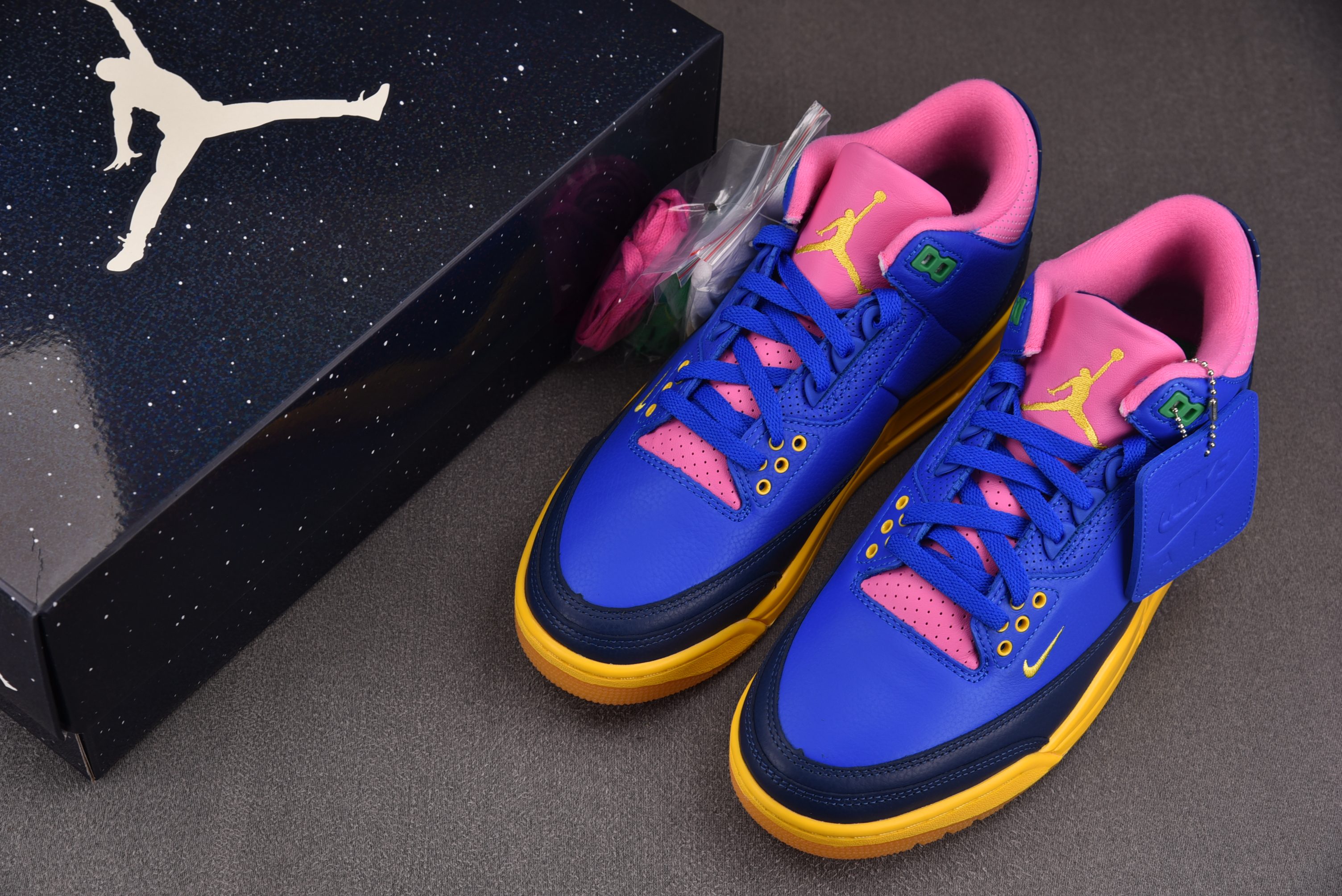 Air Jordan 3 Retro Brazil 巴西 IV4871-400 #YZ001-4 40-48.5