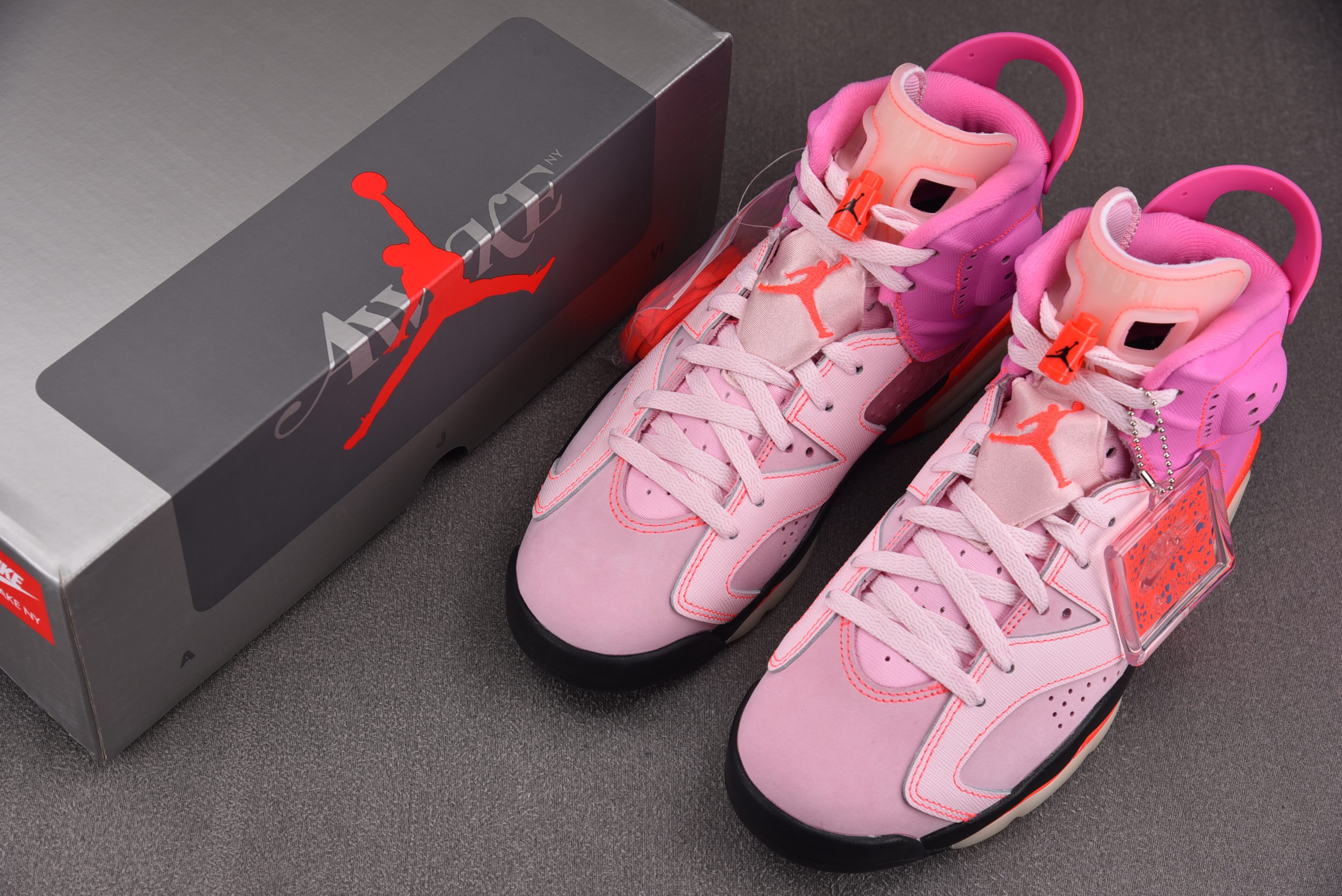 Air Jordan 6 Retro Awake NY Playful Pink 粉色 IQ5706-600 #YZ01