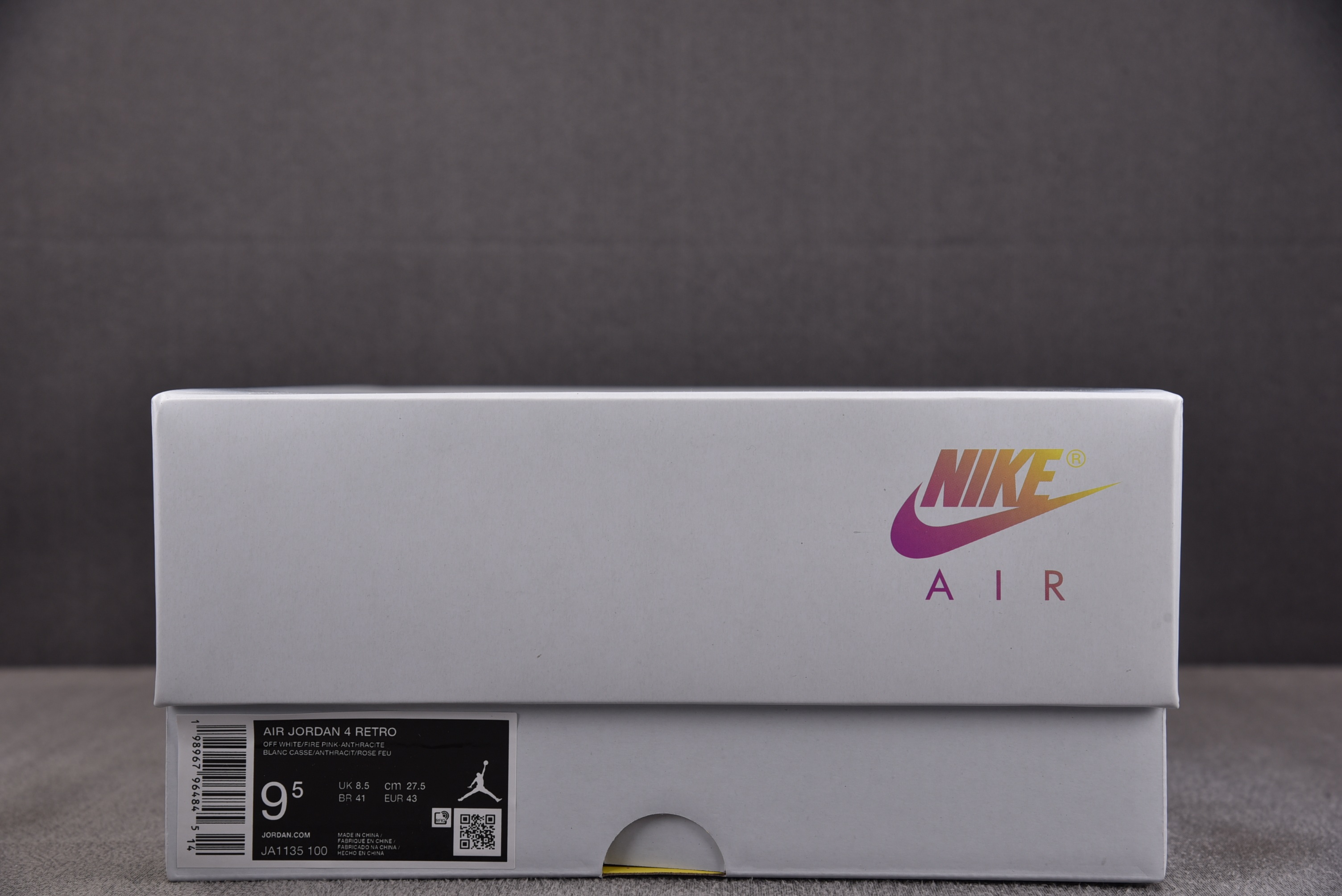 Air Jordan 4 Retro Comic 白粉红 JA1135-100 #YZ015 36-47.5