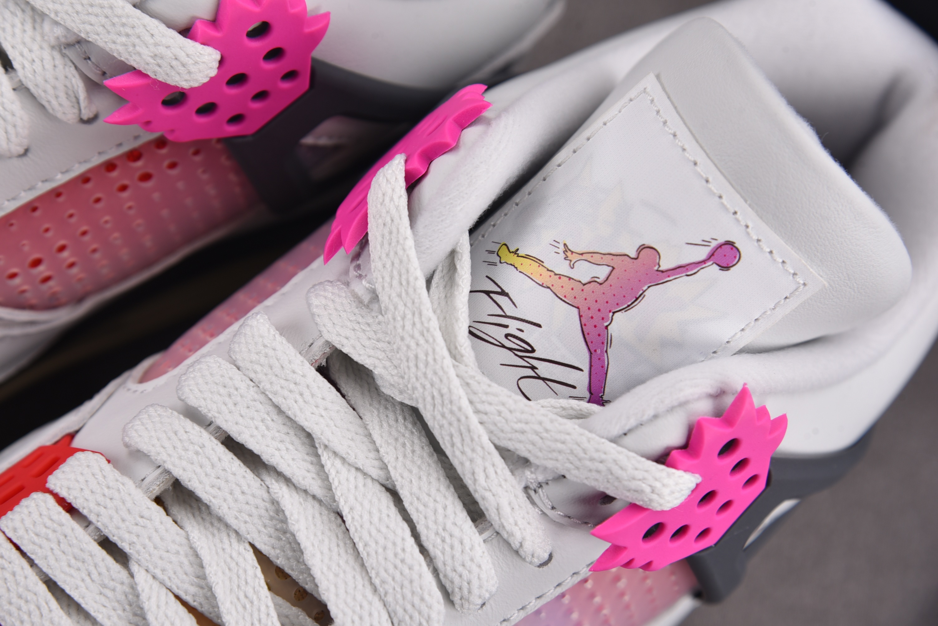 Air Jordan 4 Retro Comic 白粉红 JA1135-100 #YZ015 36-47.5