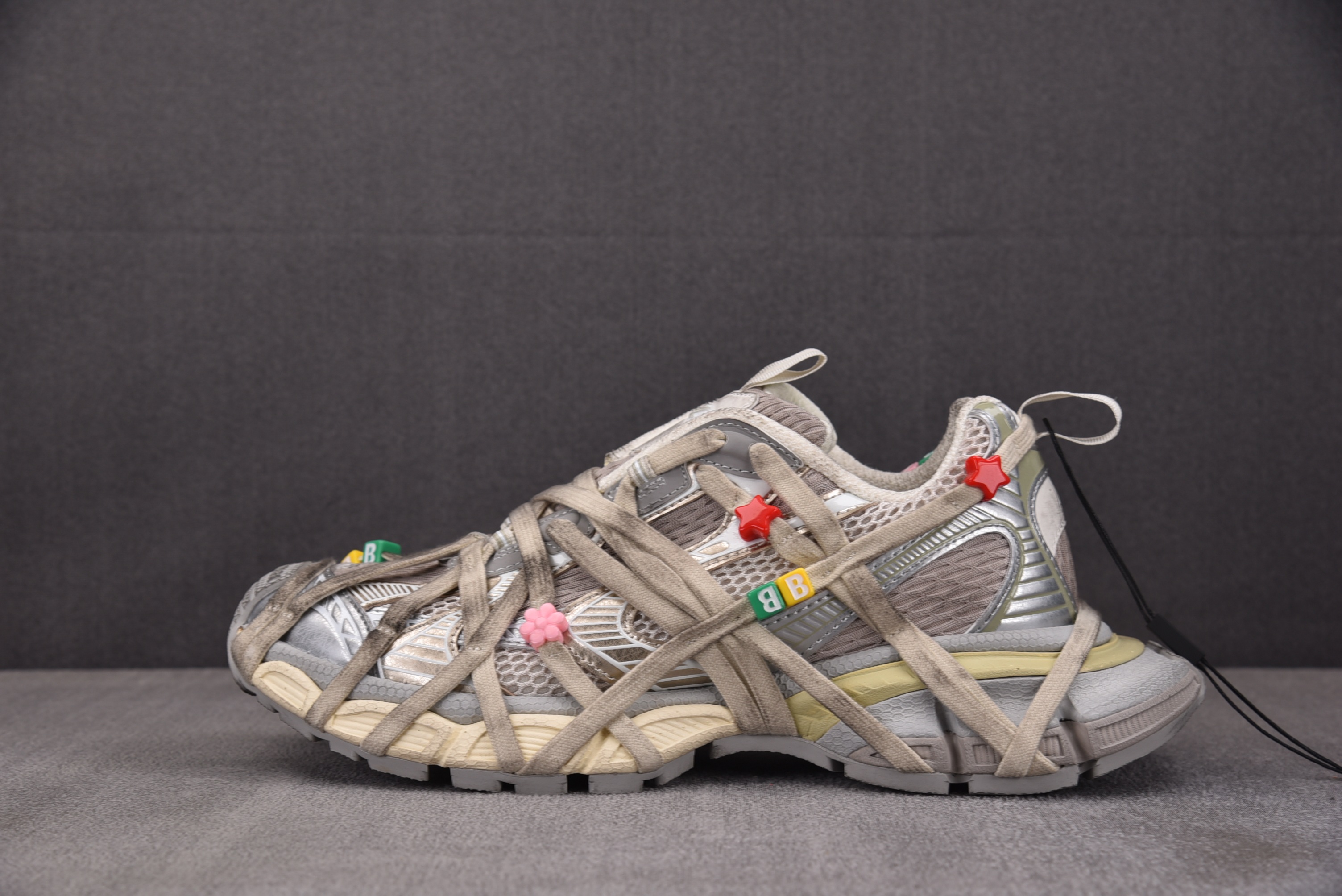 Balenciaga 3XL Extreme Laces BEADS 香槟金#YZ009-03 35-46