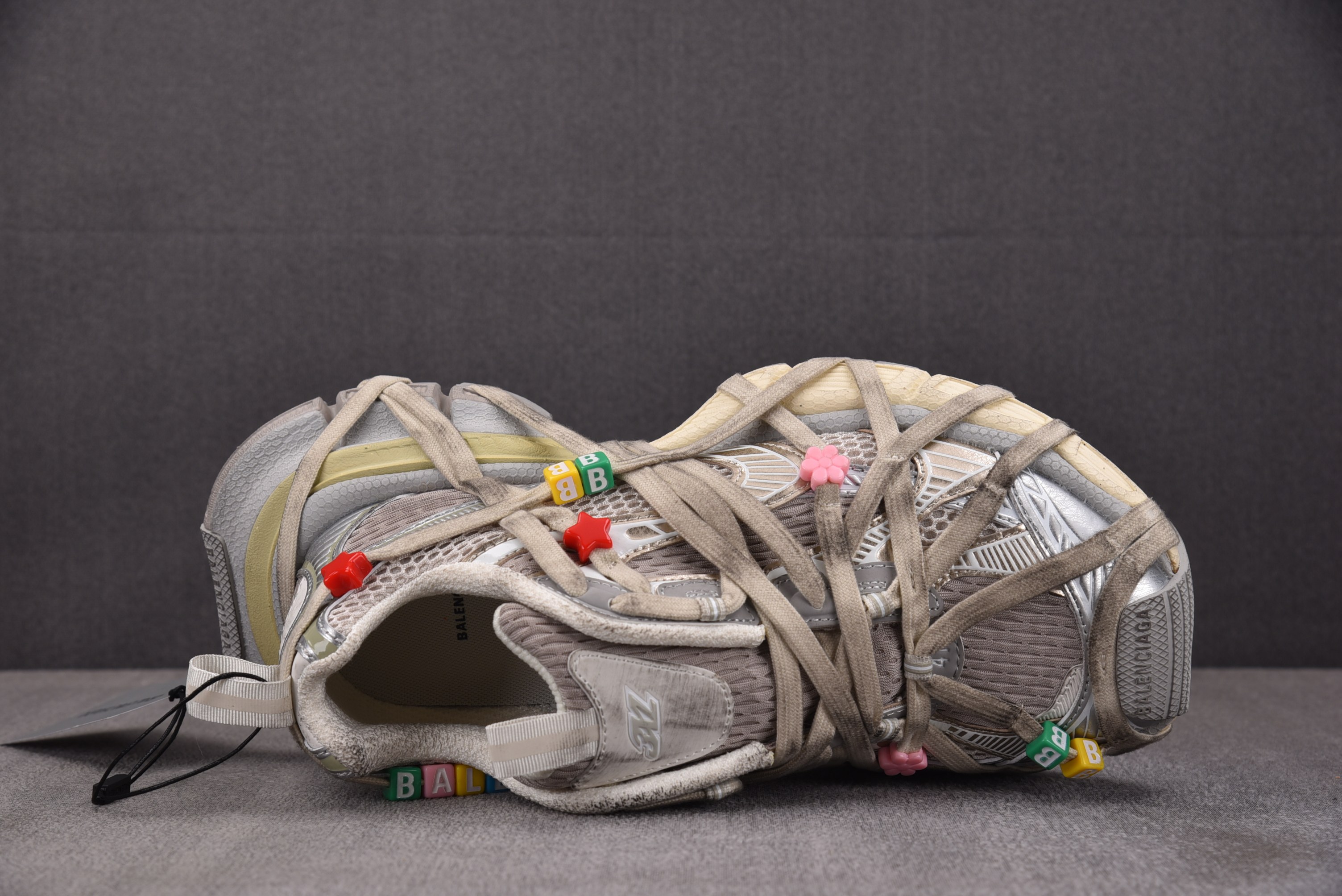 Balenciaga 3XL Extreme Laces BEADS 香槟金#YZ009-03 35-46