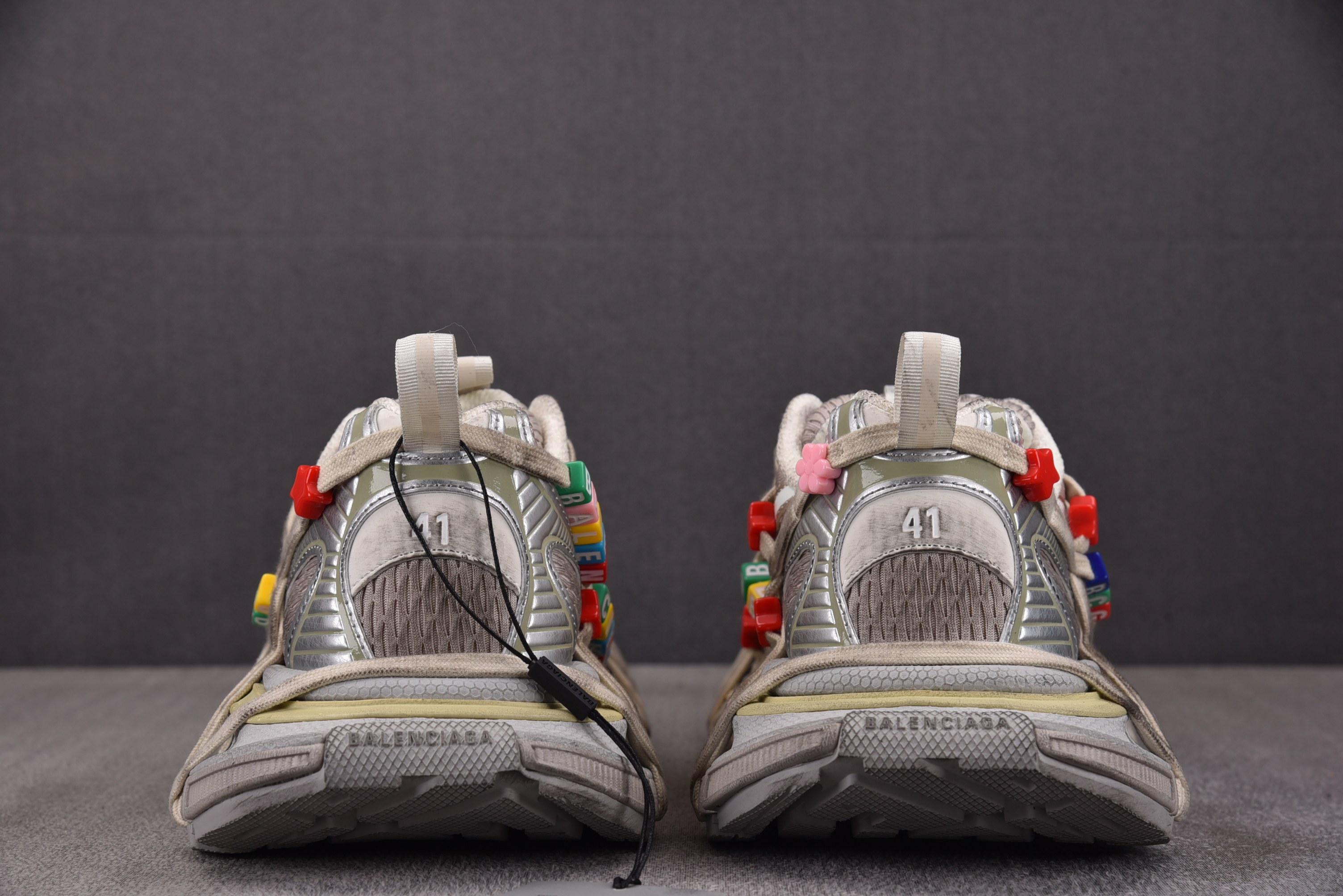 Balenciaga 3XL Extreme Laces BEADS 香槟金#YZ009-03 35-46