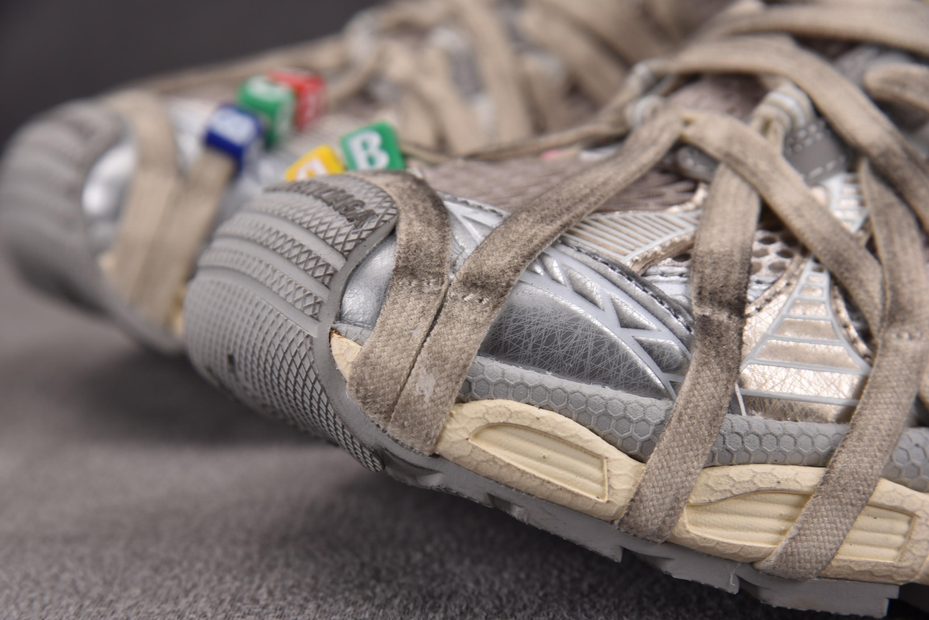 Balenciaga 3XL Extreme Laces BEADS 香槟金#YZ009-03 35-46