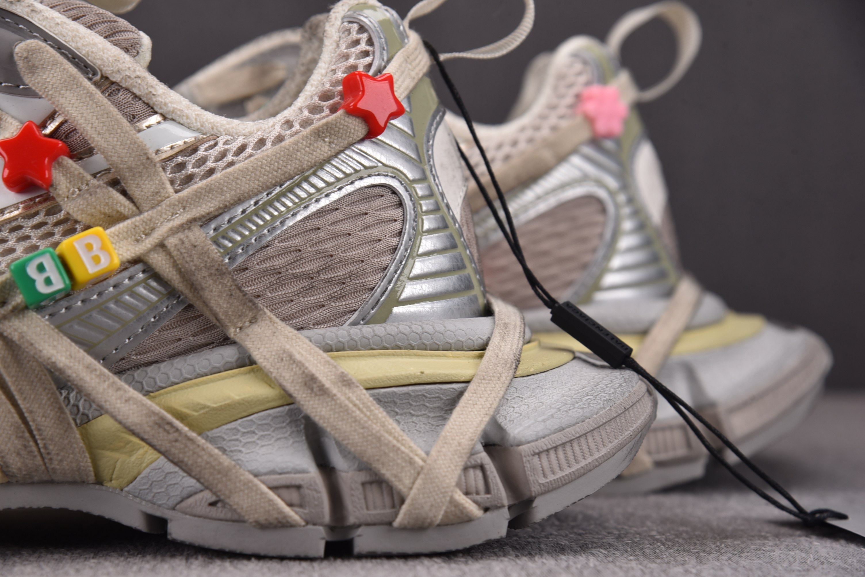 Balenciaga 3XL Extreme Laces BEADS 香槟金#YZ009-03 35-46