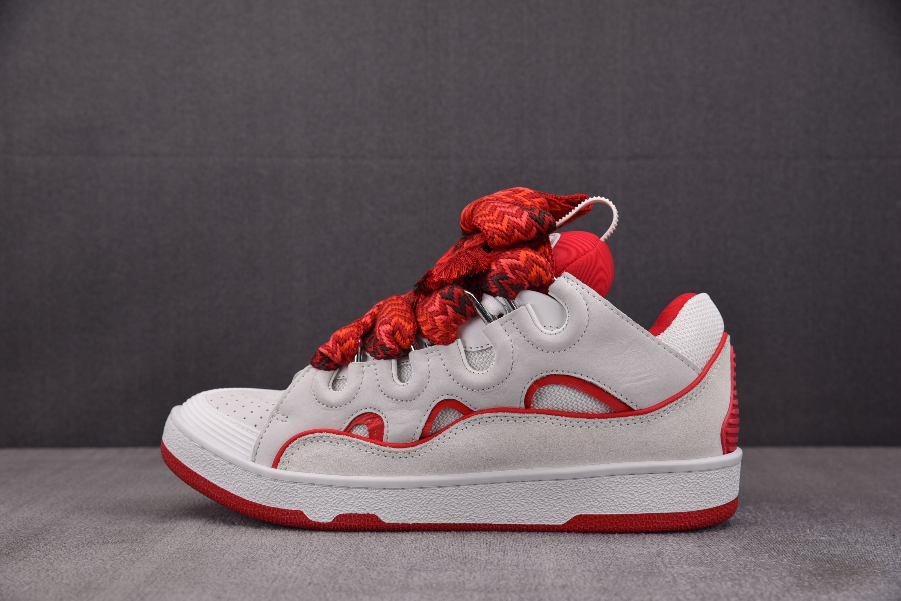 Lanvin Curb 灰红 #YZ015 36-47