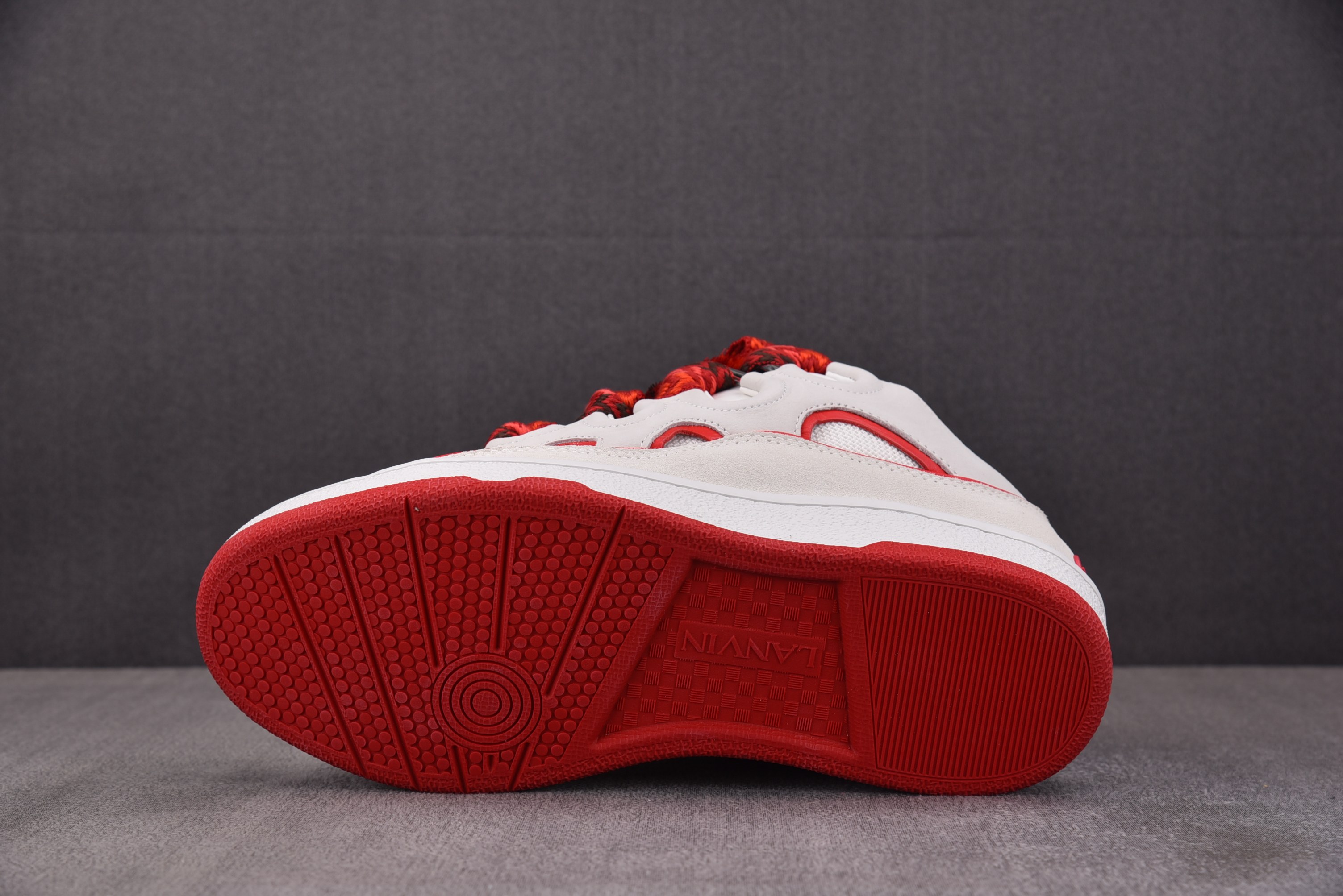 Lanvin Curb 灰红 #YZ015 36-47