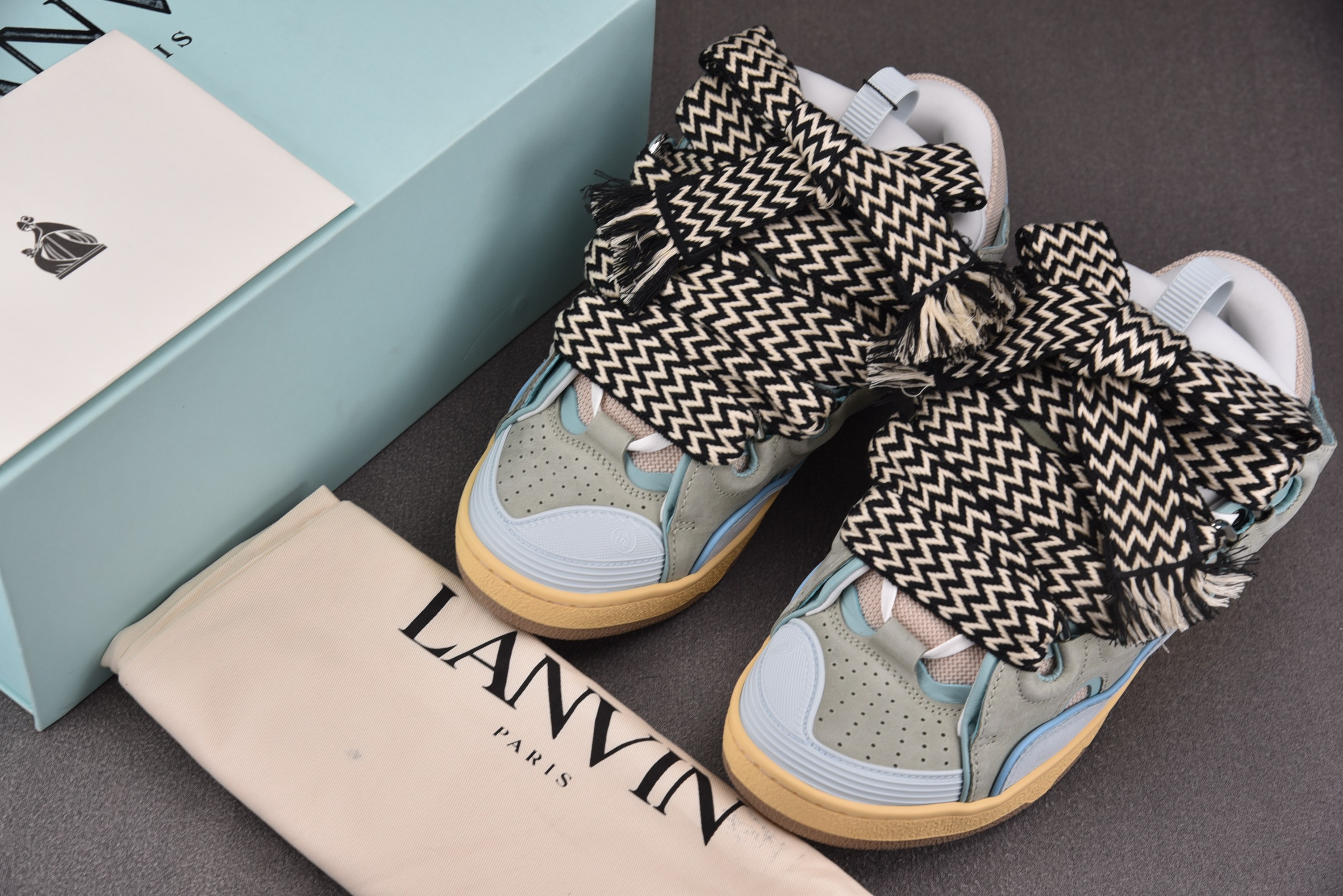 Lanvin Curb 蓝灰 #YZ015 36-47