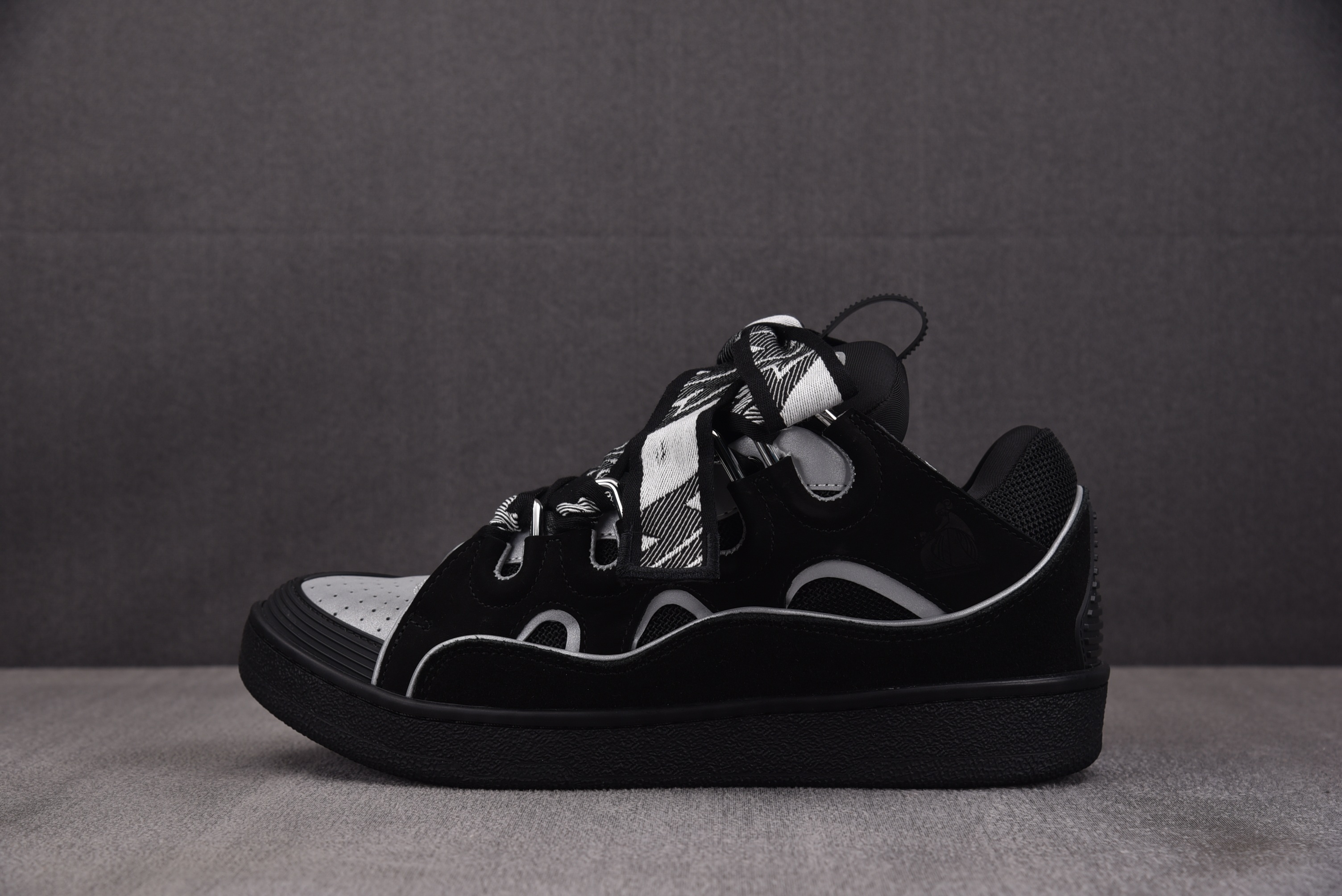 Lanvin Curb 黑灰银 #YZ015 36-47