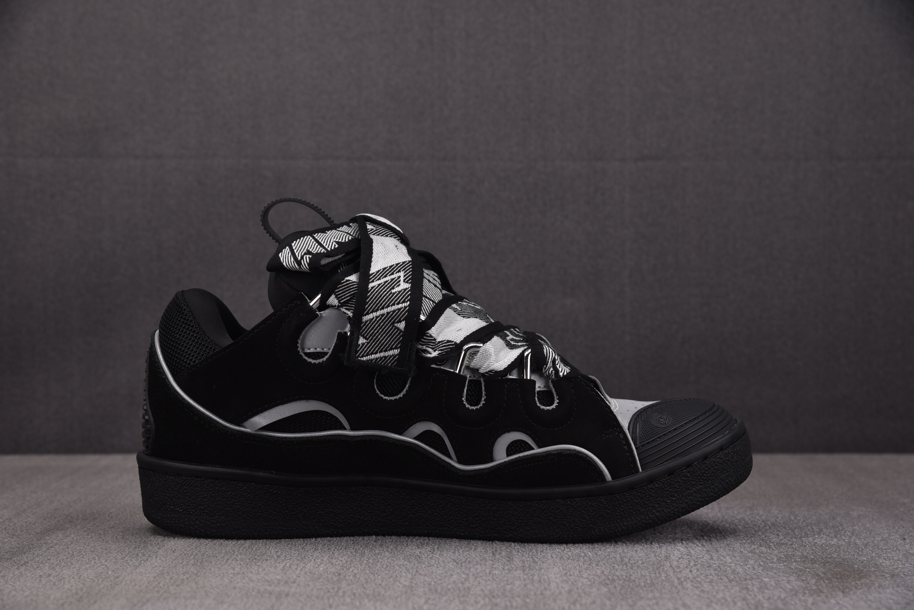 Lanvin Curb 黑灰银 #YZ015 36-47