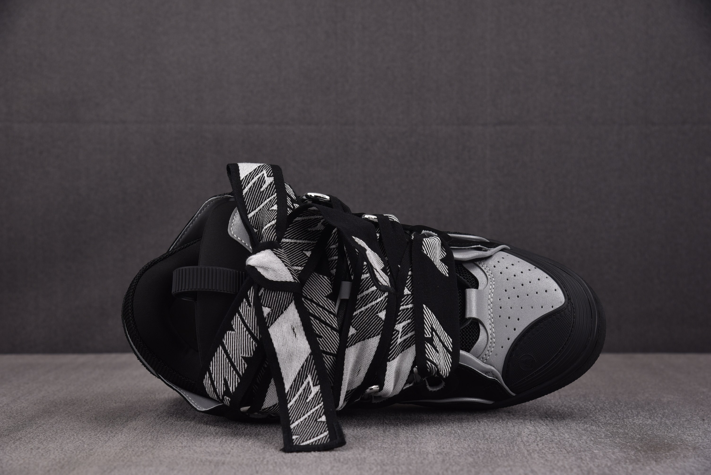 Lanvin Curb 黑灰银 #YZ015 36-47