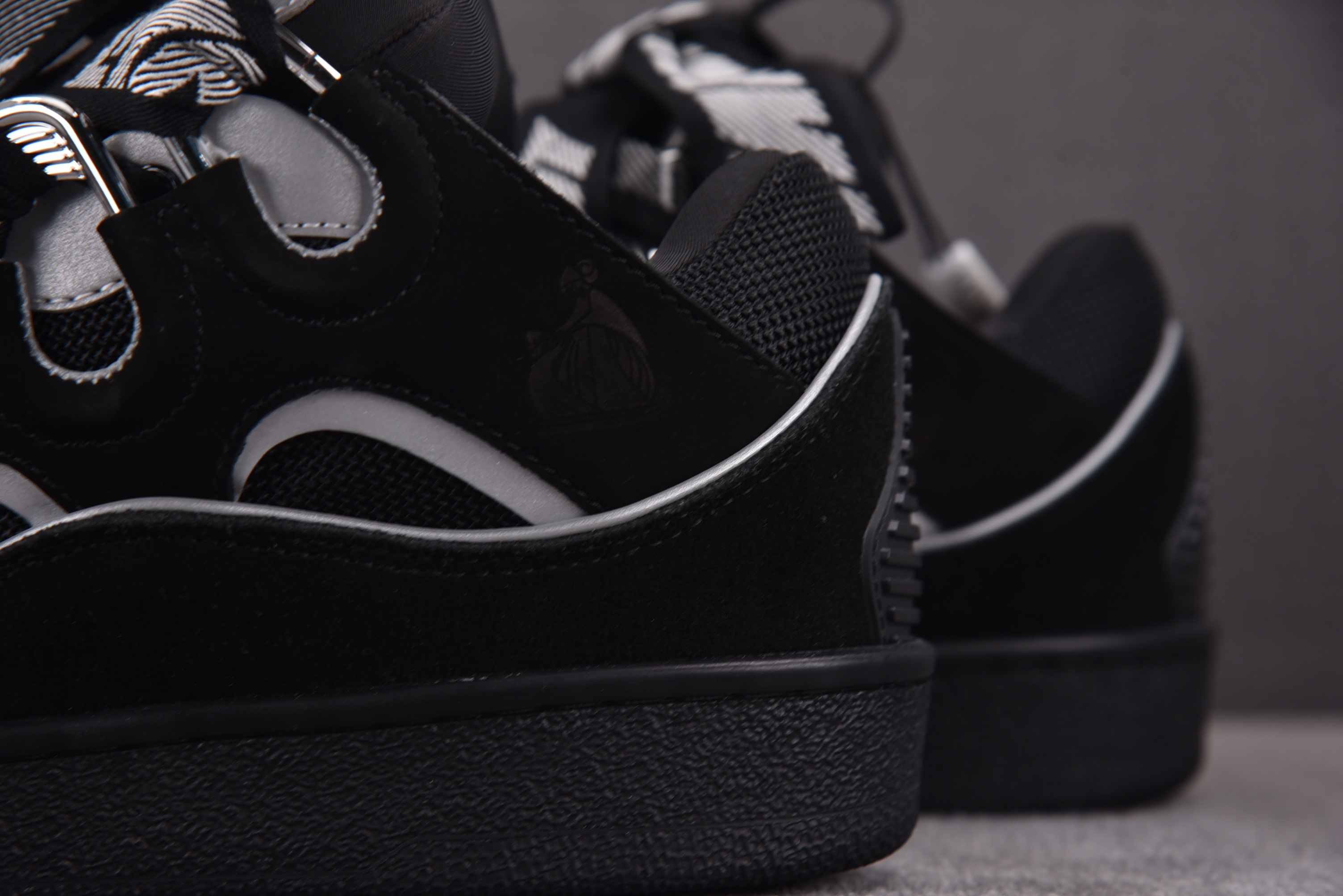 Lanvin Curb 黑灰银 #YZ015 36-47