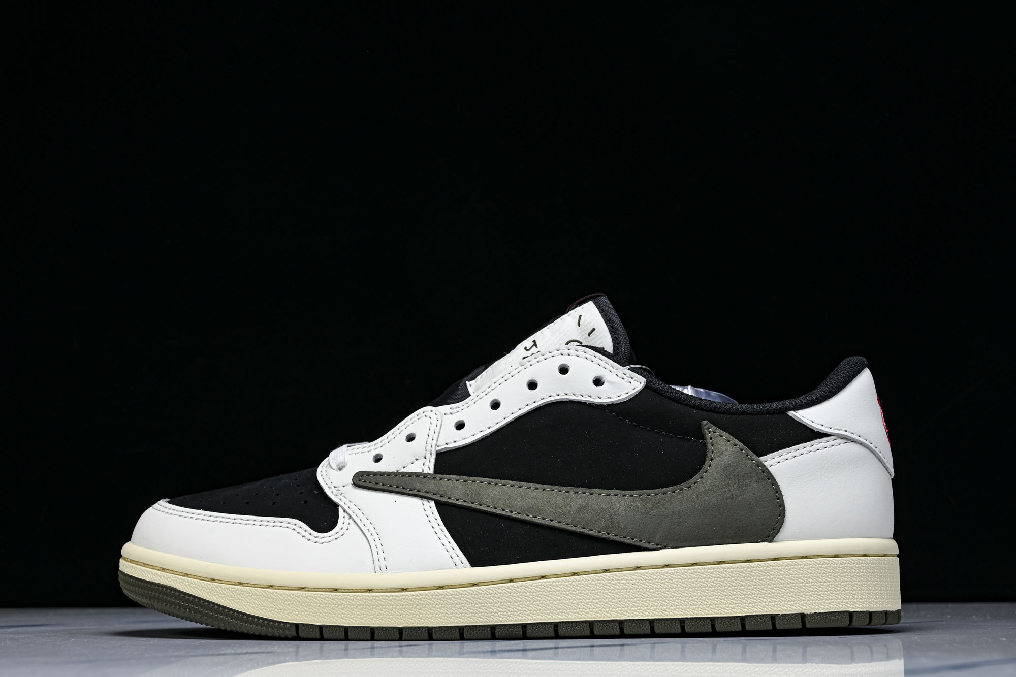 纯原 新版 Travis Scott x Air Jordan 1 Low OG AJ1 乔1倒勾低帮 全头层 DZ41