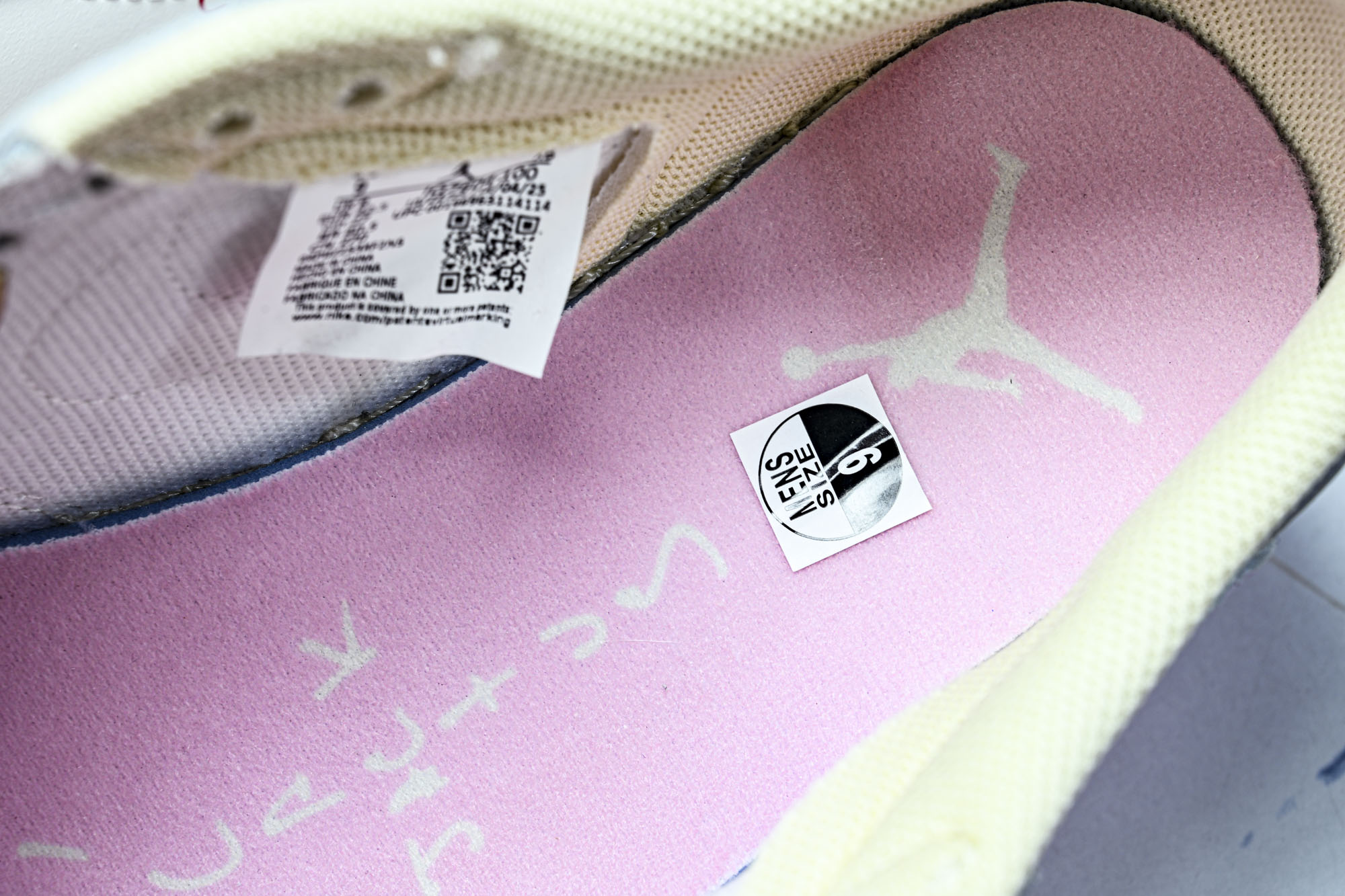 纯原 新版Air Jordan 1 Retro Low OG SP Travis Scott Shy Pink 粉白 I
