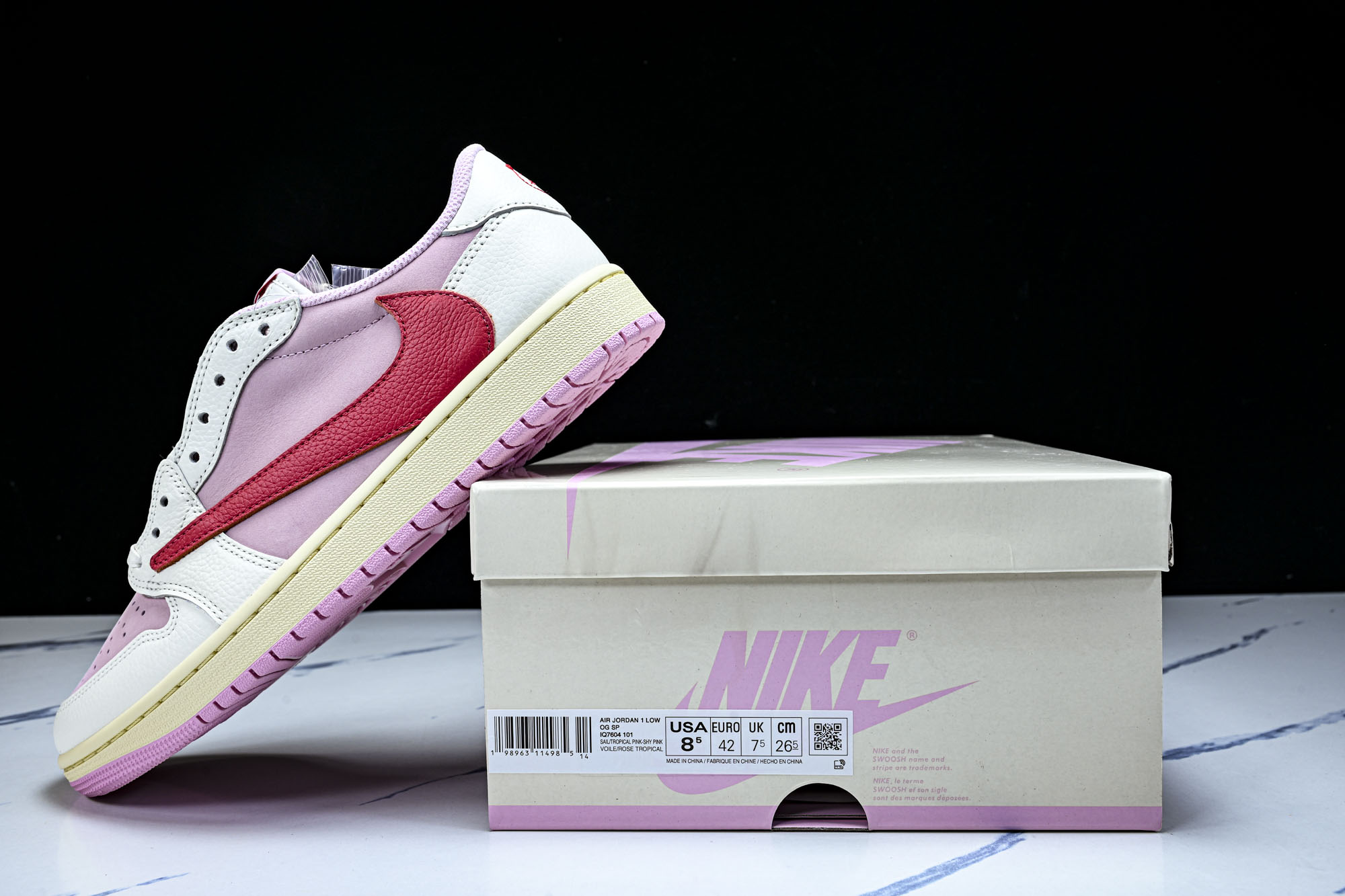 纯原 新版Travis Scott x Air Jordan 1 Low OG AJ1 乔1倒勾低帮 全头层 IQ760 纯原 新版Travis Scott x Air Jordan 1 Low OG AJ1 乔1倒勾低帮 全头层 IQ760