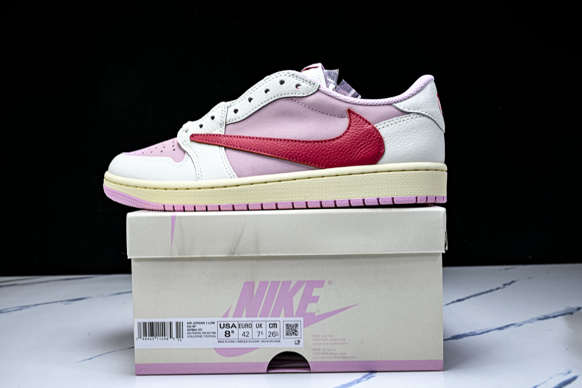 纯原 新版Travis Scott x Air Jordan 1 Low OG AJ1 乔1倒勾低帮 全头层 IQ760 纯原 新版Travis Scott x Air Jordan 1 Low OG AJ1 乔1倒勾低帮 全头层 IQ760