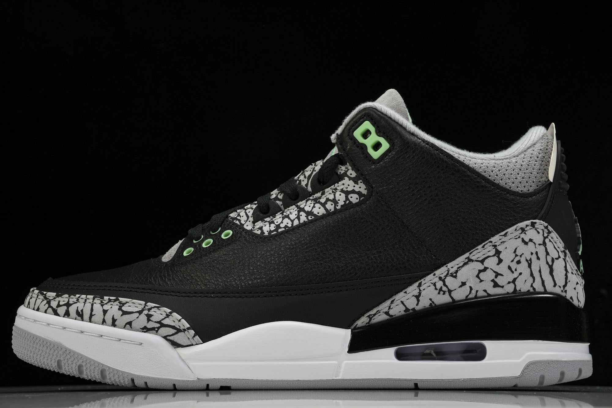 纯原 Air Jordan 3 _Green Glow_ AJ3 乔3黑绿 CT8532-031 #YZ001-1 40