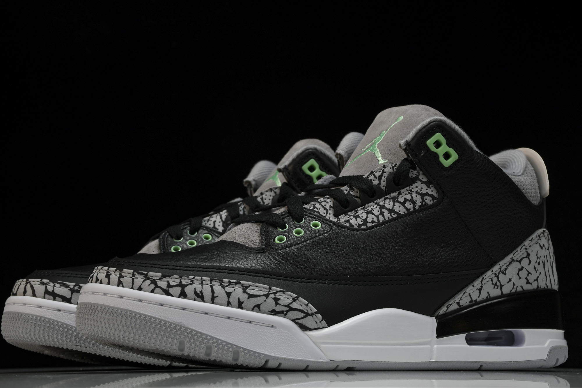 纯原 Air Jordan 3 _Green Glow_ AJ3 乔3黑绿 CT8532-031 #YZ001-1 40 纯原 Air Jordan 3 _Green Glow_ AJ3 乔3黑绿 CT8532-031 #YZ001-1 40