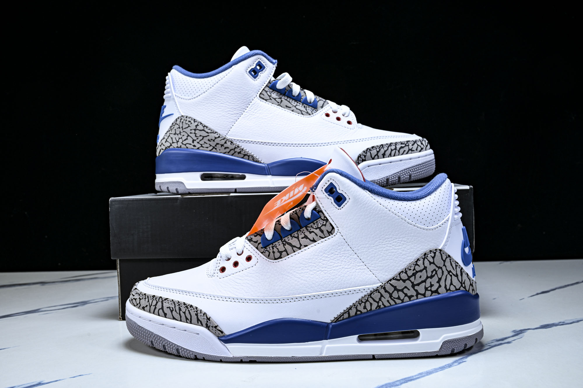 纯原 Air Jordan 3 Retro _True Blue_ AJ3 乔3真蓝配色 IF4396-104 #YZ0 纯原 Air Jordan 3 Retro _True Blue_ AJ3 乔3真蓝配色 IF4396-104 #YZ0
