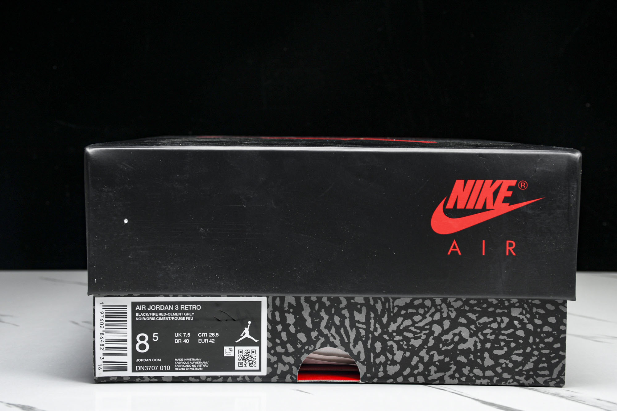 纯原 Air Jordan 3 Retro Black Cement Reimagined 黑水泥 DN3707-010 纯原 Air Jordan 3 Retro Black Cement Reimagined 黑水泥 DN3707-010