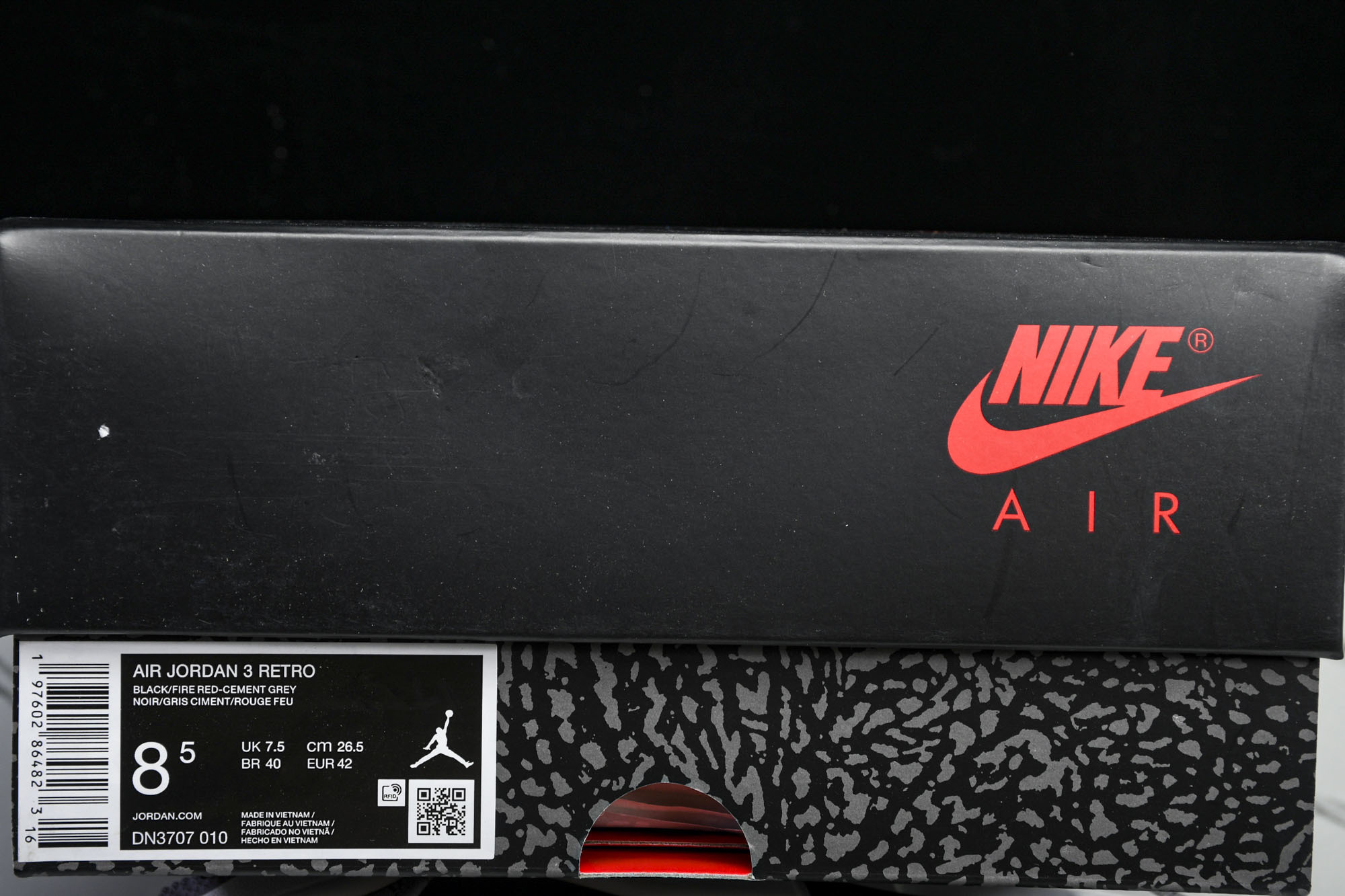 纯原 Air Jordan 3 Retro Black Cement Reimagined 黑水泥 DN3707-010 纯原 Air Jordan 3 Retro Black Cement Reimagined 黑水泥 DN3707-010
