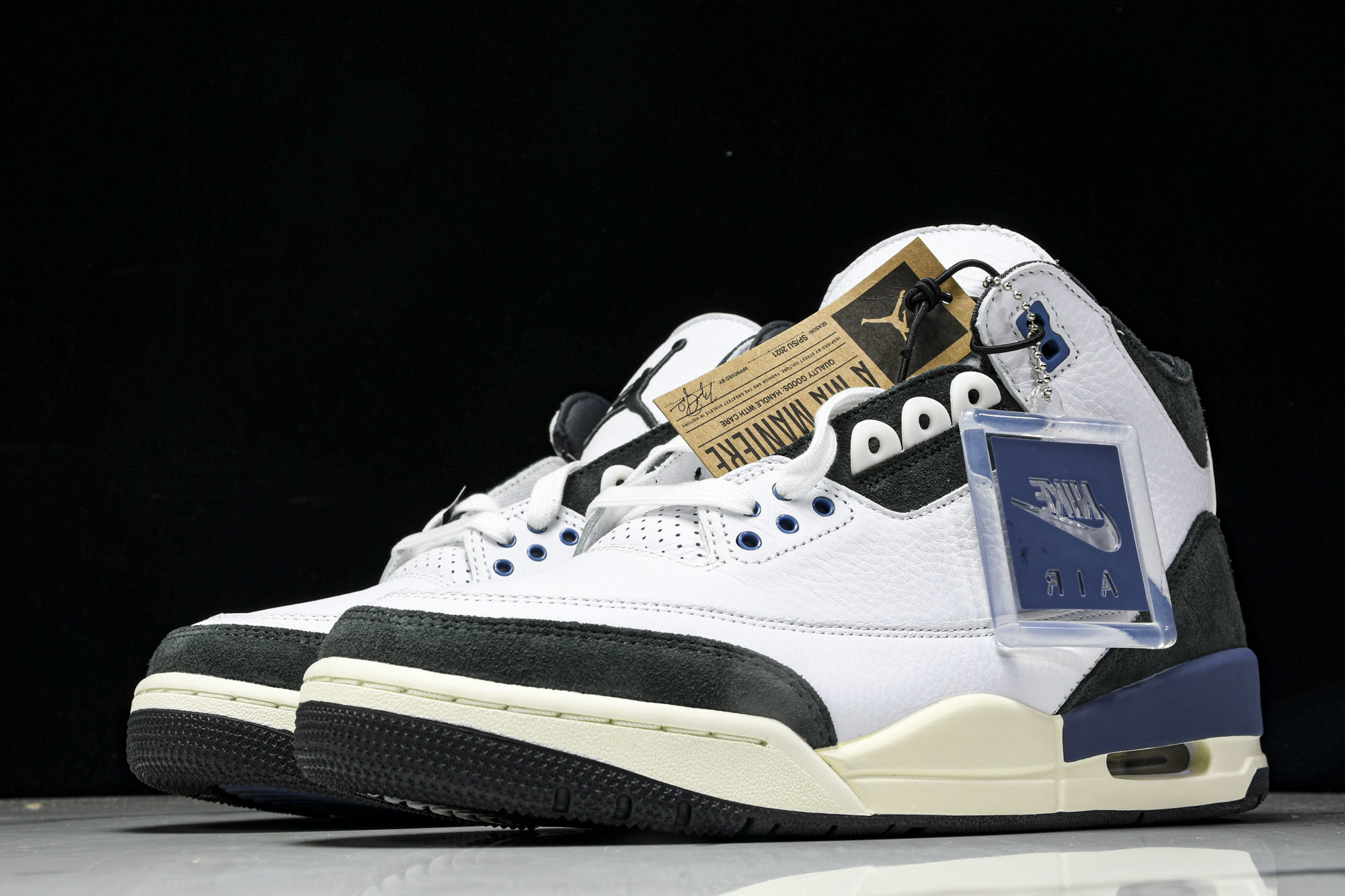 纯原 Air Jordan 3 Retro OG SP _Diffused Blue_ AJ3 乔3白蓝水泥 HV857 纯原 Air Jordan 3 Retro OG SP _Diffused Blue_ AJ3 乔3白蓝水泥 HV857